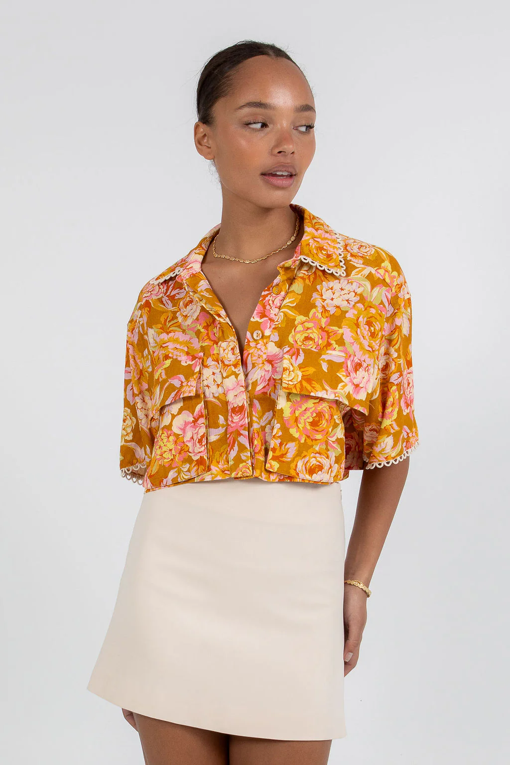 Esimio Shirt Hinterbloom Print - Image 5