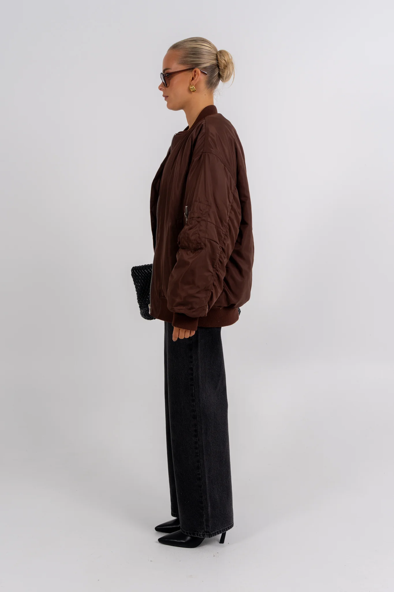 Estar Bomber Jacket Chocolate - Image 7
