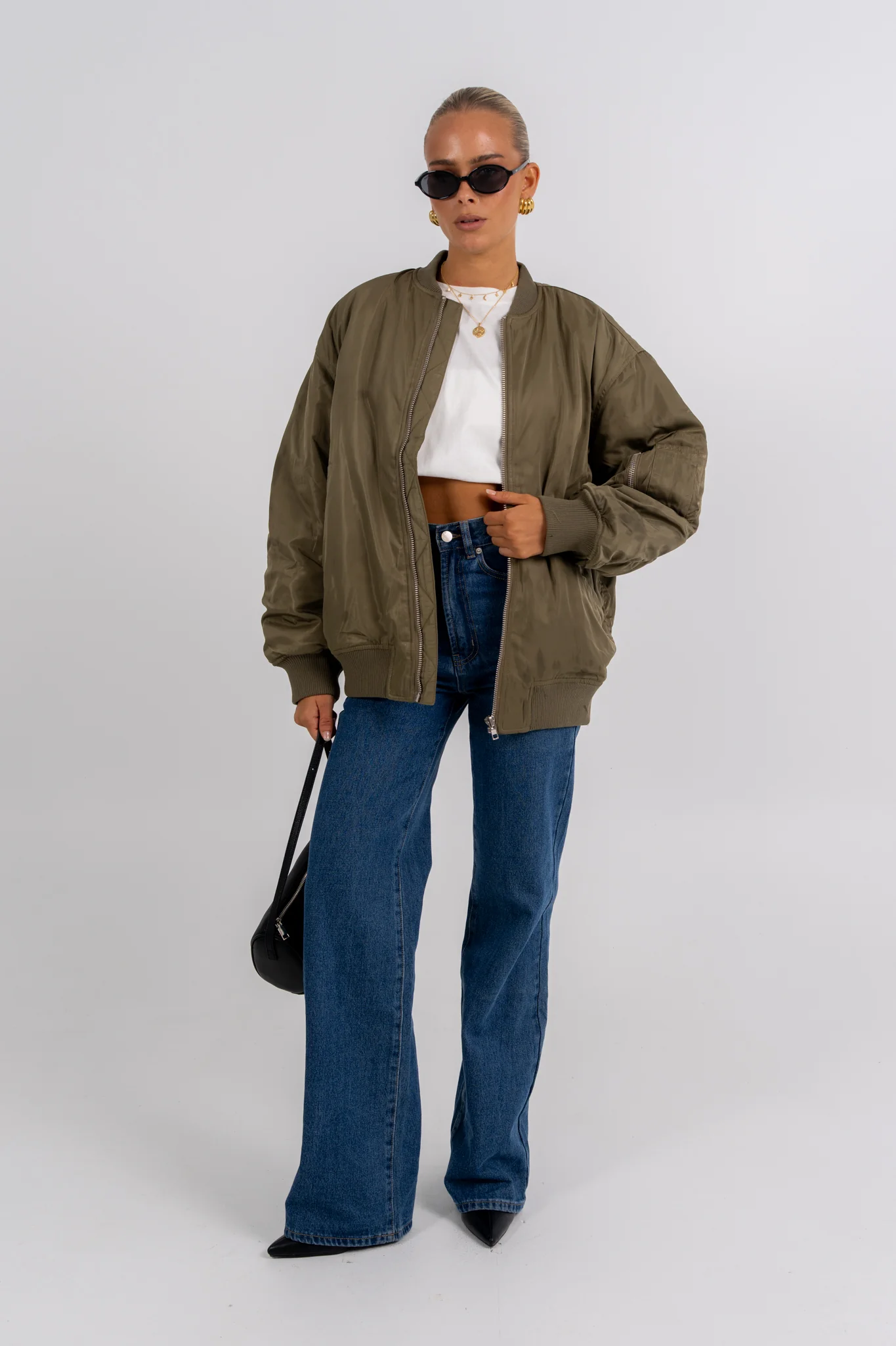 Estar Bomber Jacket Khaki - Image 4