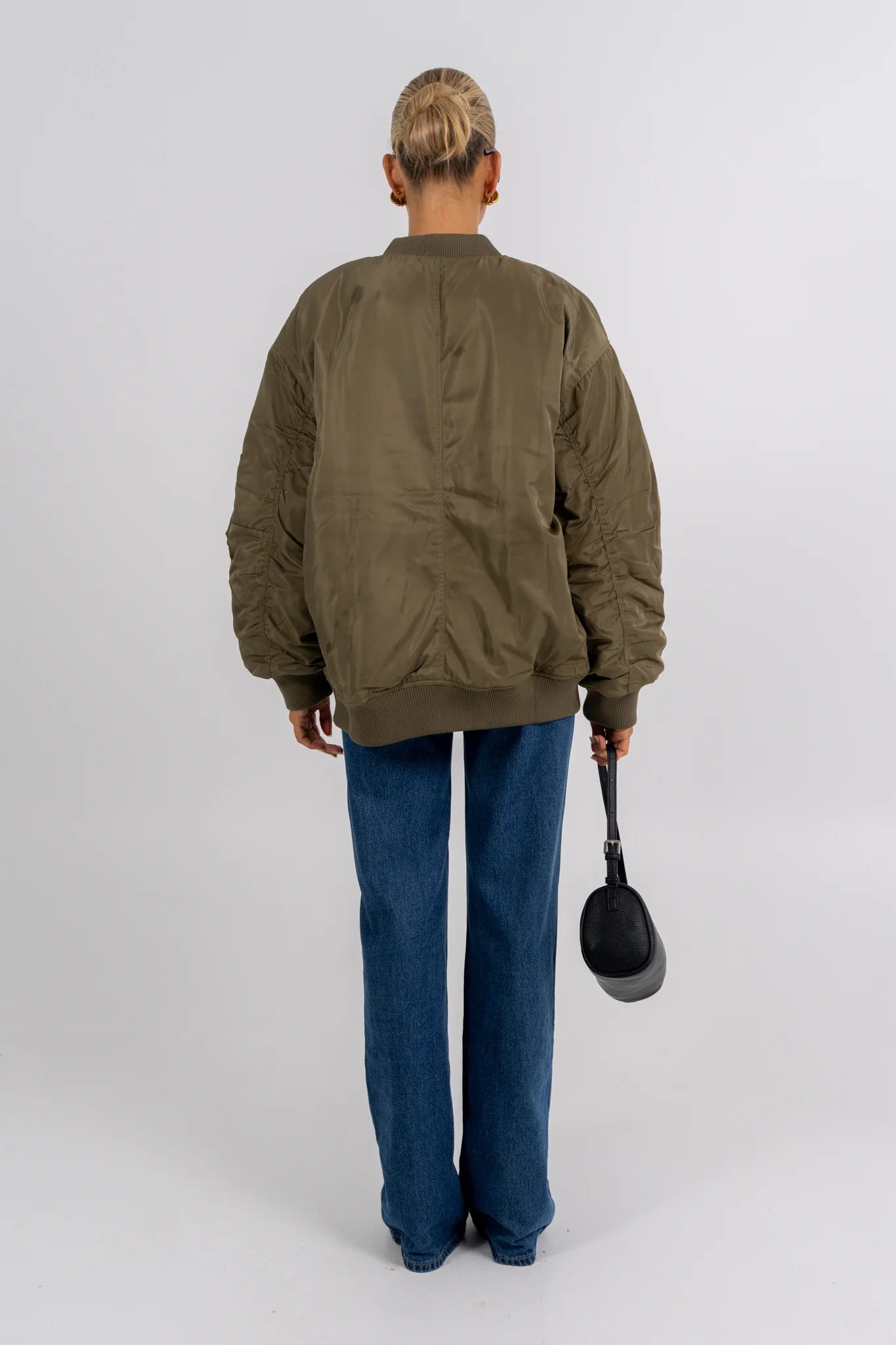Estar Bomber Jacket Khaki - Image 5