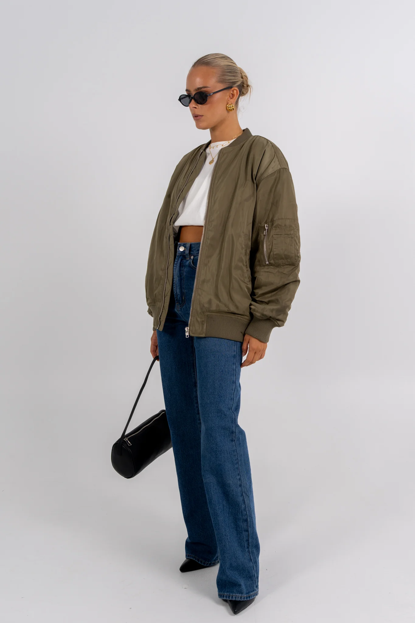 Estar Bomber Jacket Khaki - Image 7
