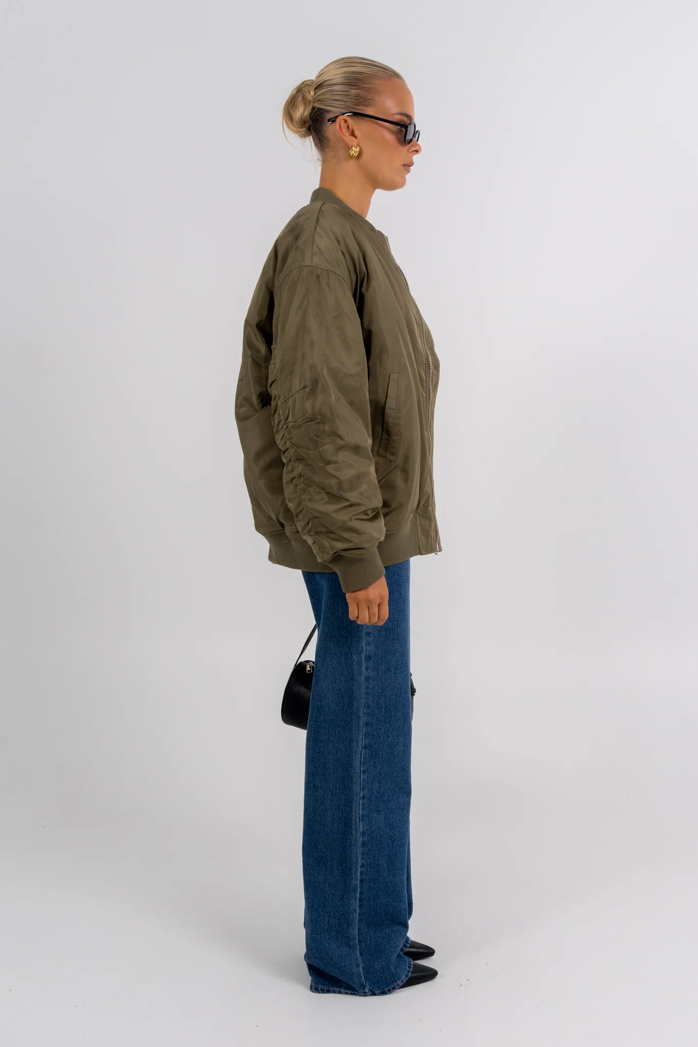 Estar Bomber Jacket Khaki - Image 9