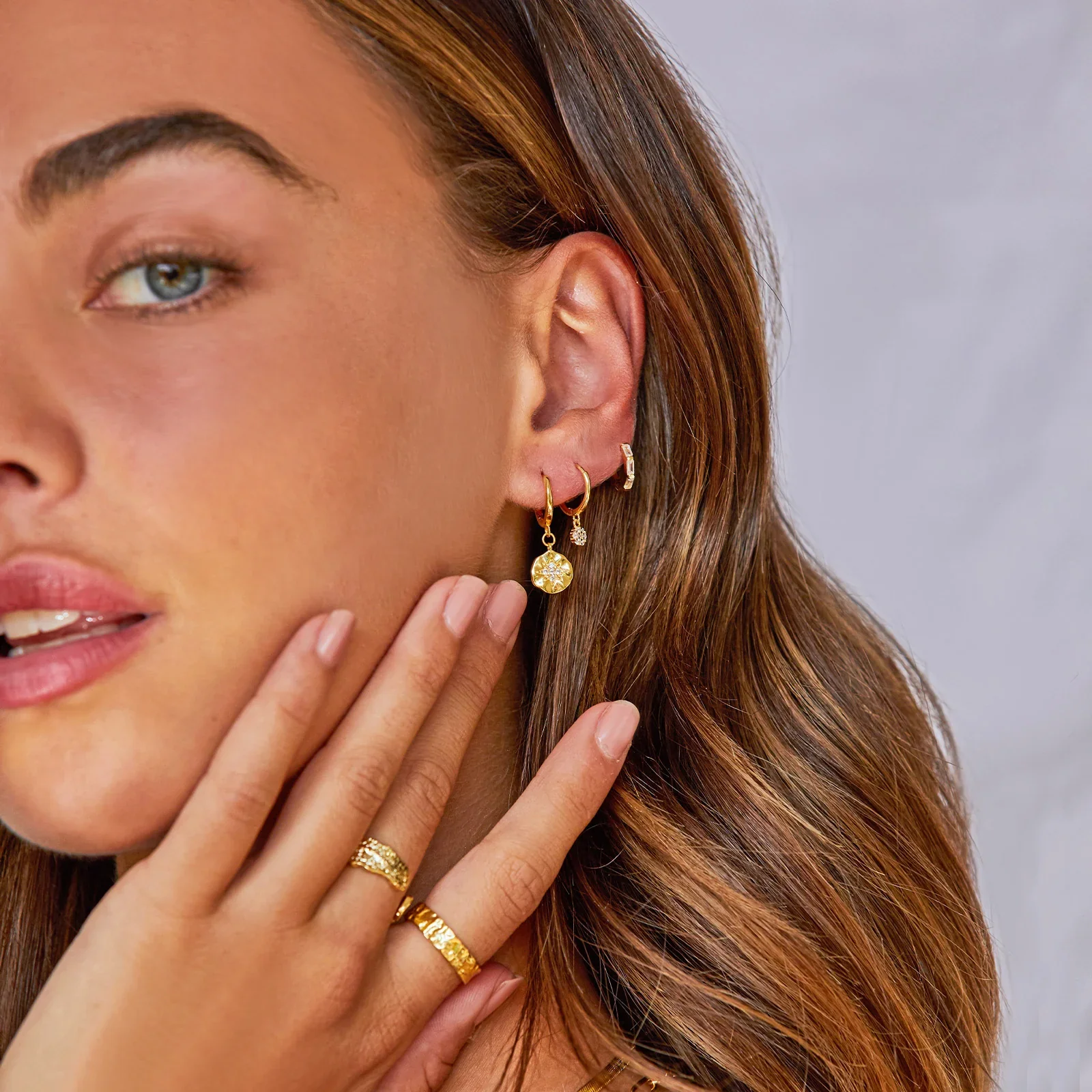 Estrella Earrings Gold - Image 6