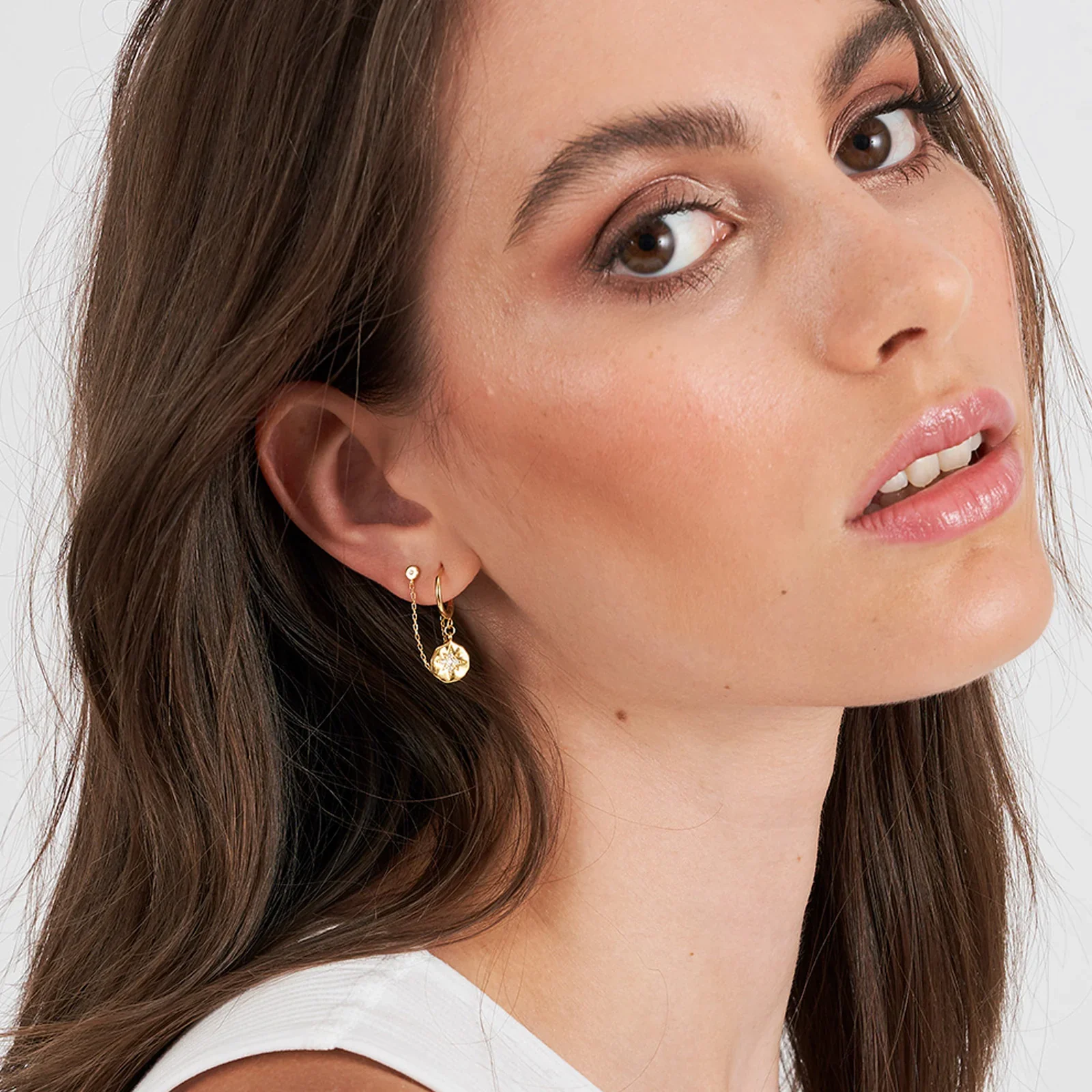 Estrella Earrings Gold - Image 7