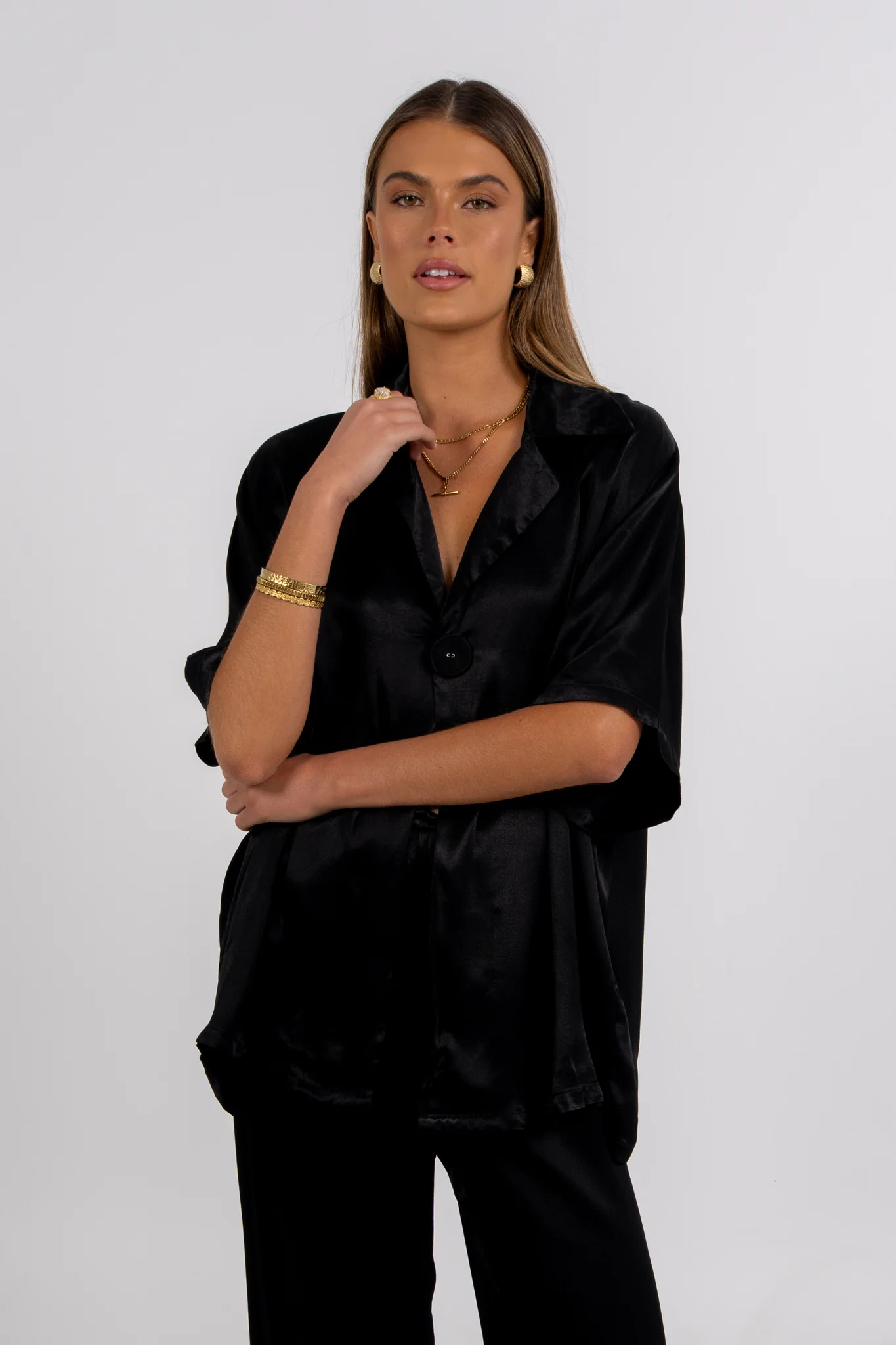 Francesca Shirt Black - Image 5