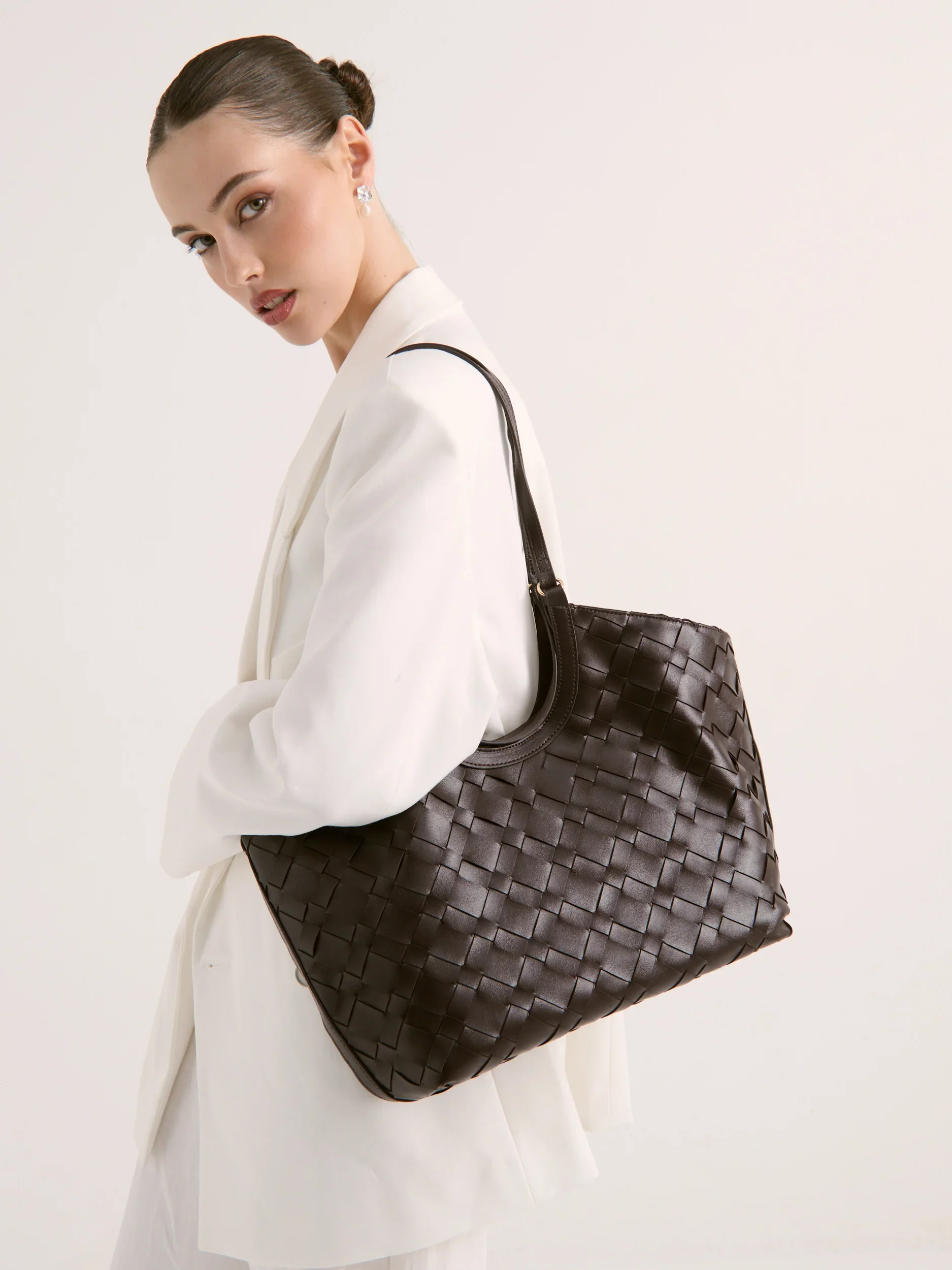 Everyday Tote Bag Brown - Image 2