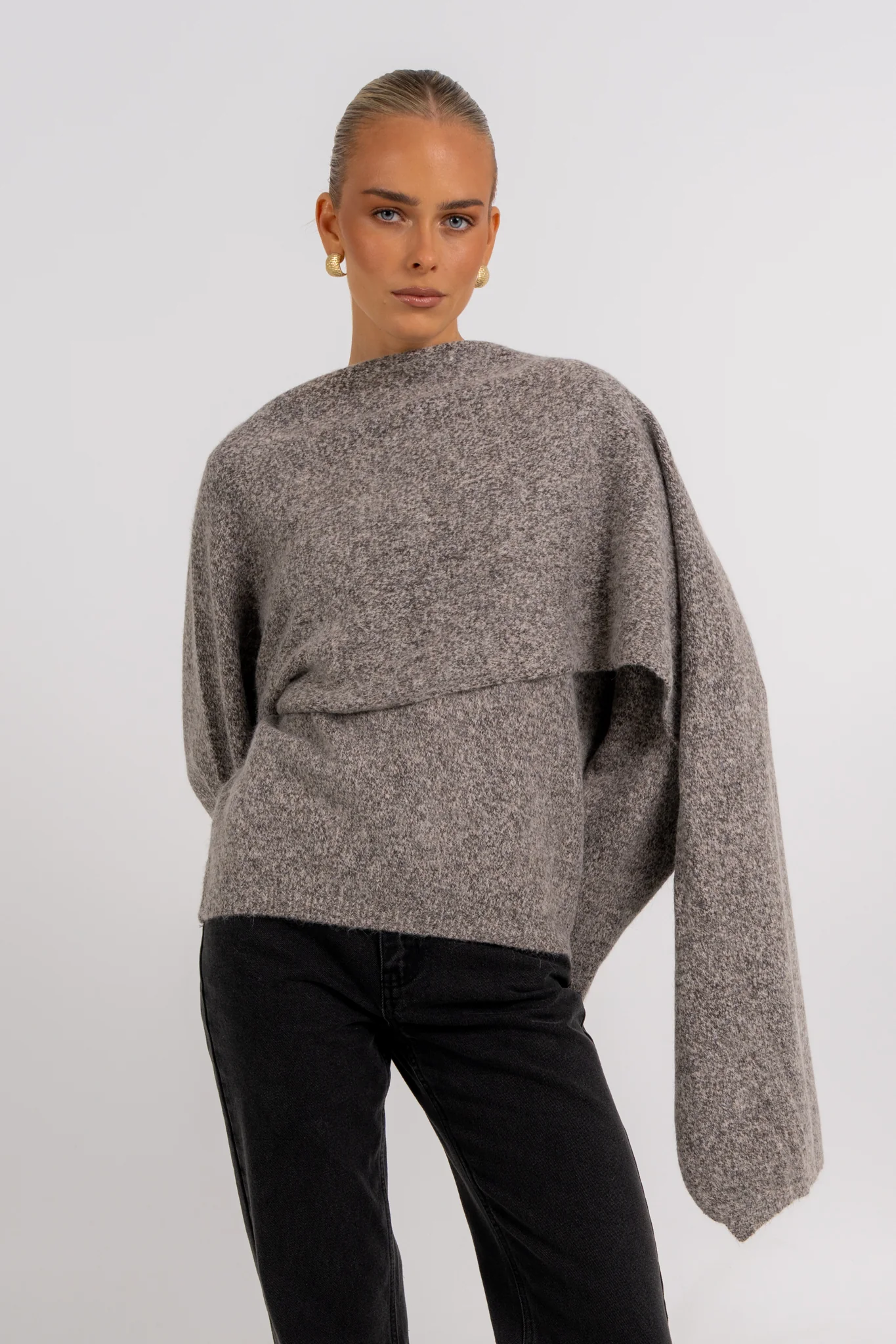 Filip Knit Grey Marle - Image 8