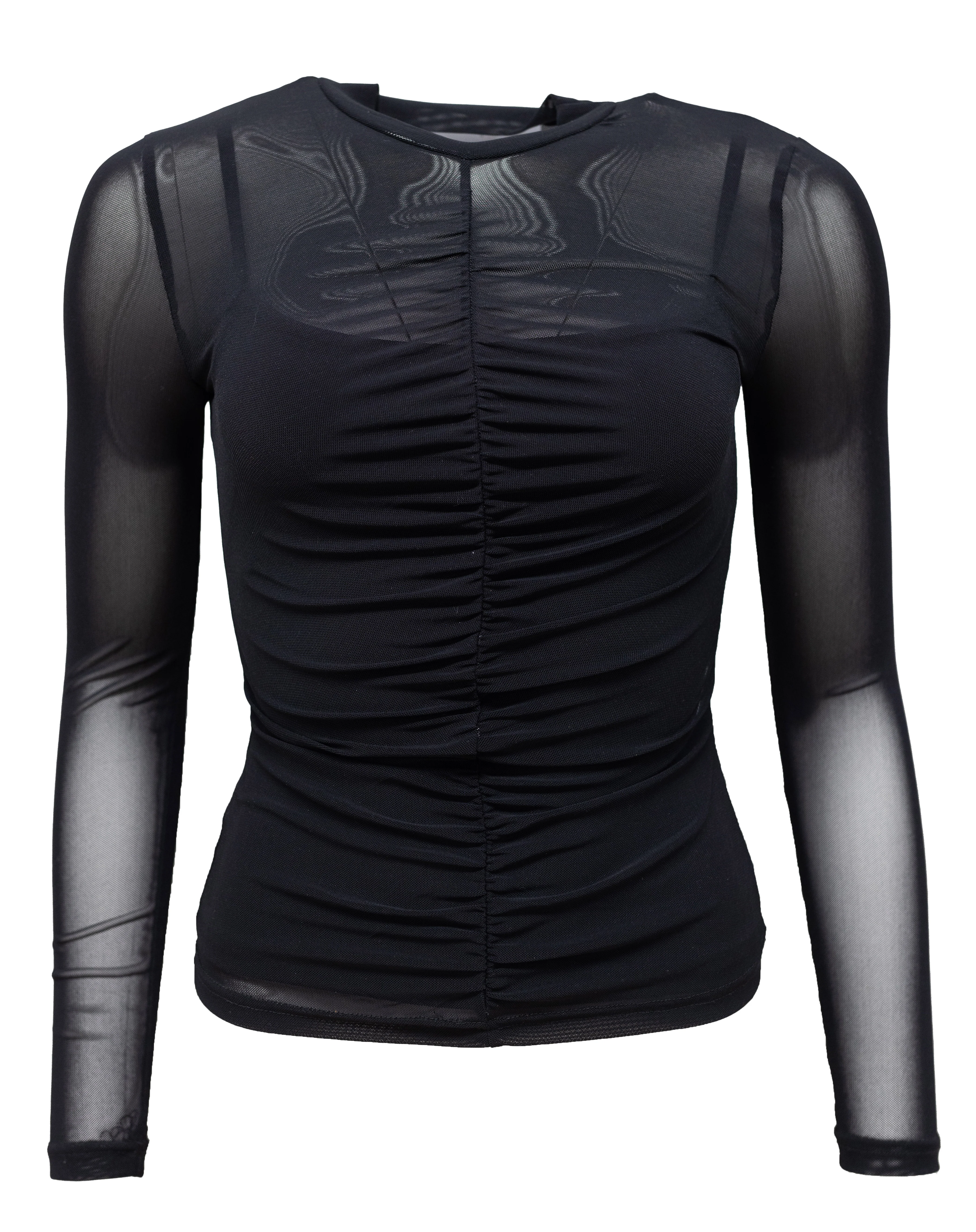Finn Long Sleeve Top Black - Image 13