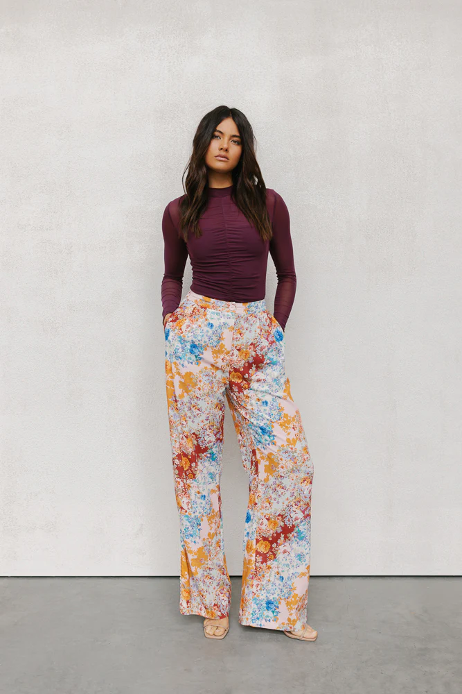 Finn Long Sleeve Top Plum - Image 9