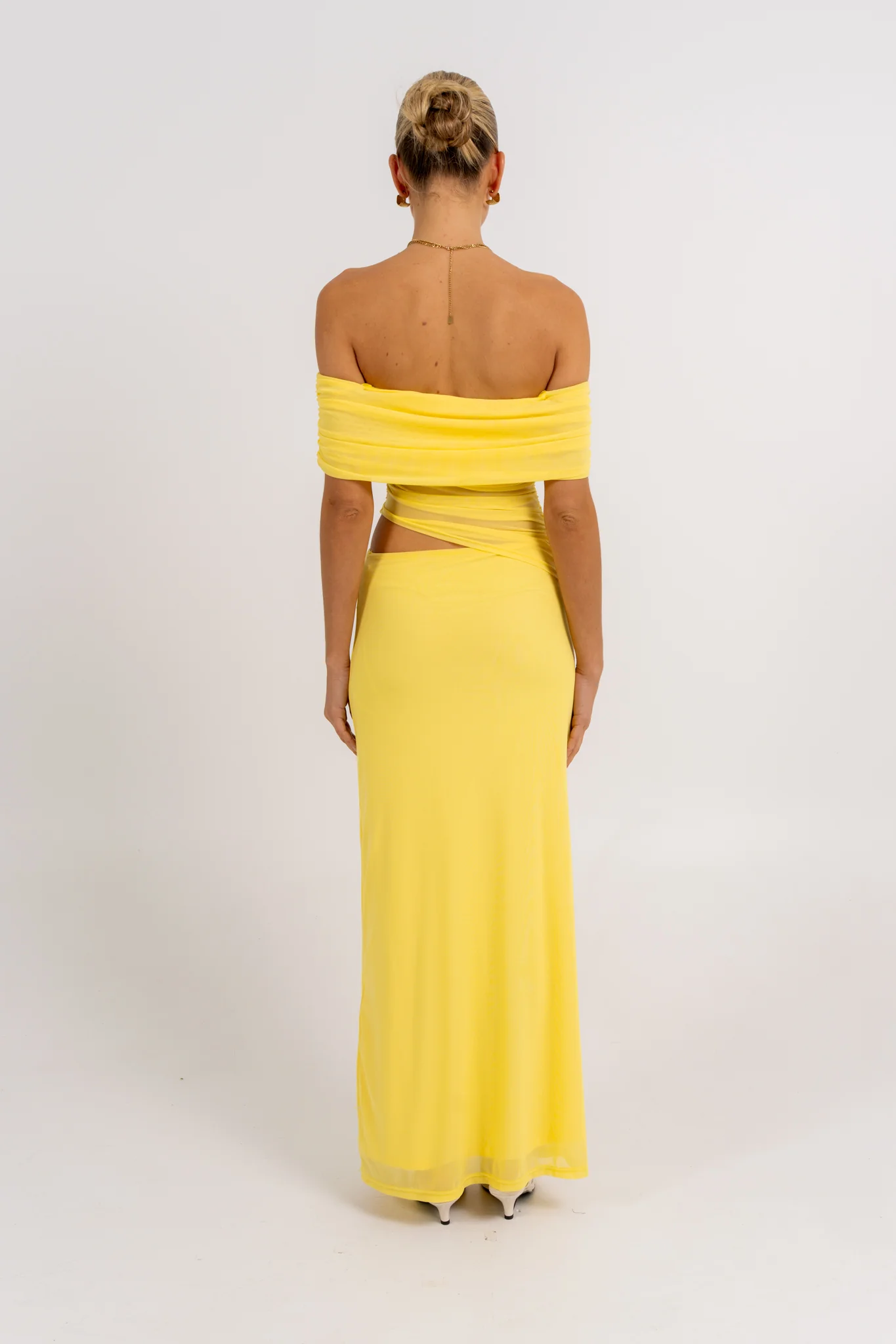 Fiora Maxi Dress Canary Yellow - Image 5