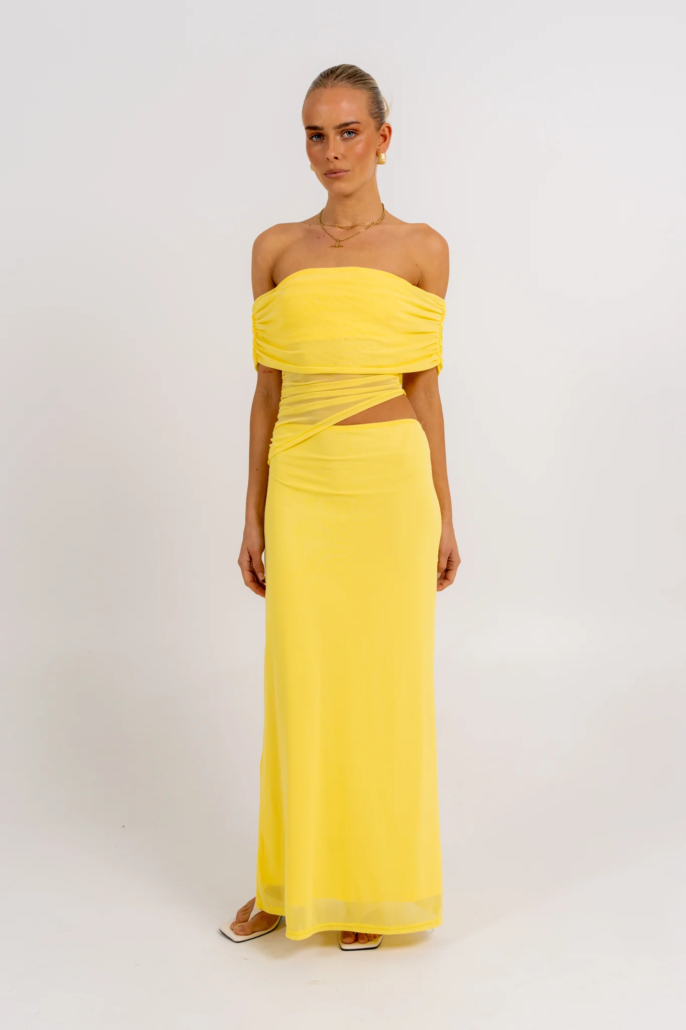 Fiora Maxi Dress Canary Yellow - Image 7