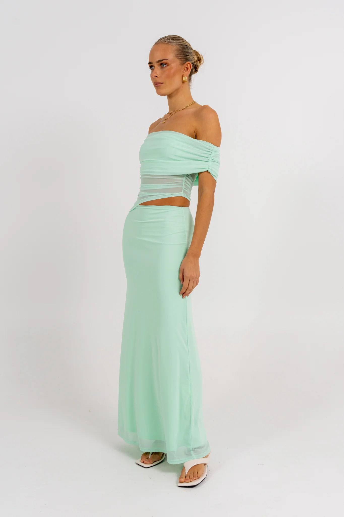 Fiora Maxi Dress Spearmint - Image 6