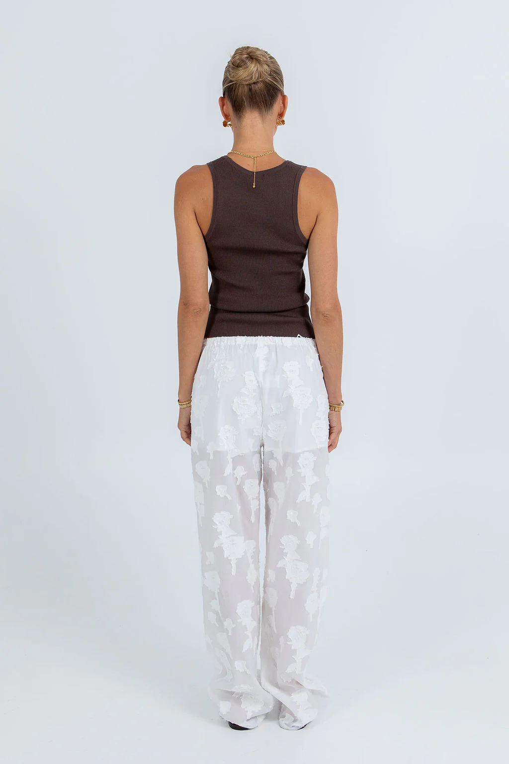 Flavia Lace Pant White - Image 11