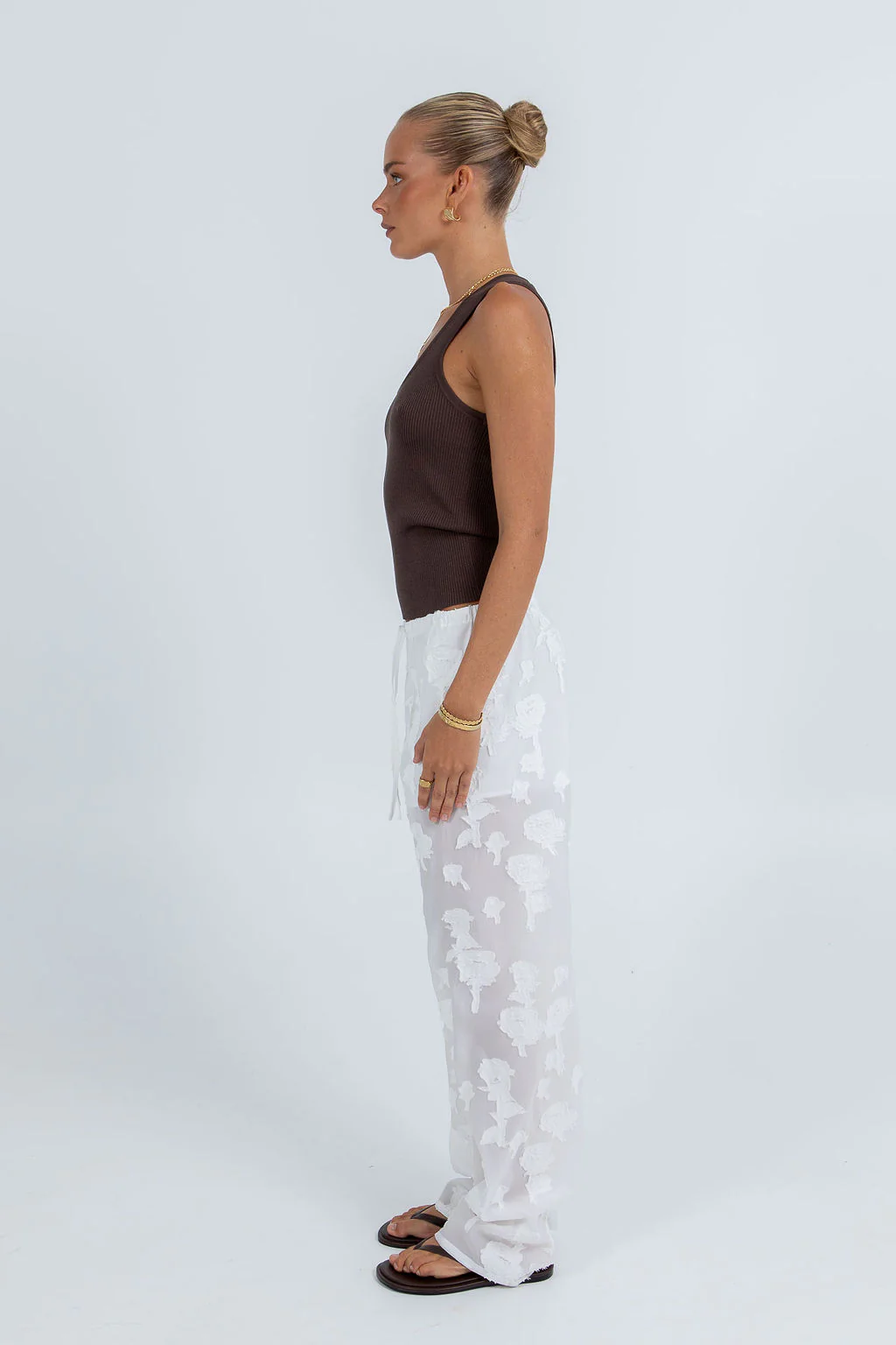 Flavia Lace Pant White - Image 12