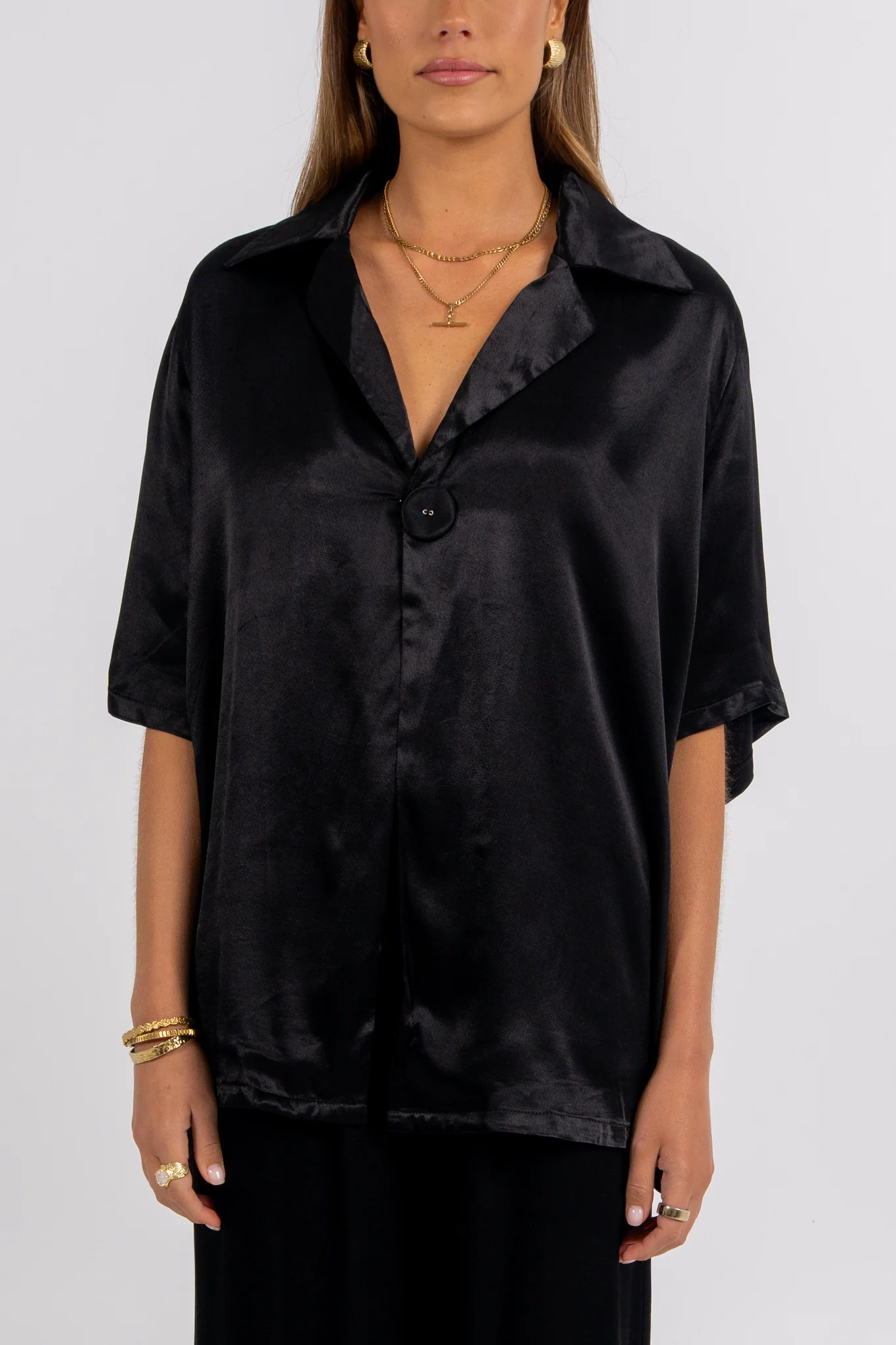 Francesca Shirt Black - Image 8