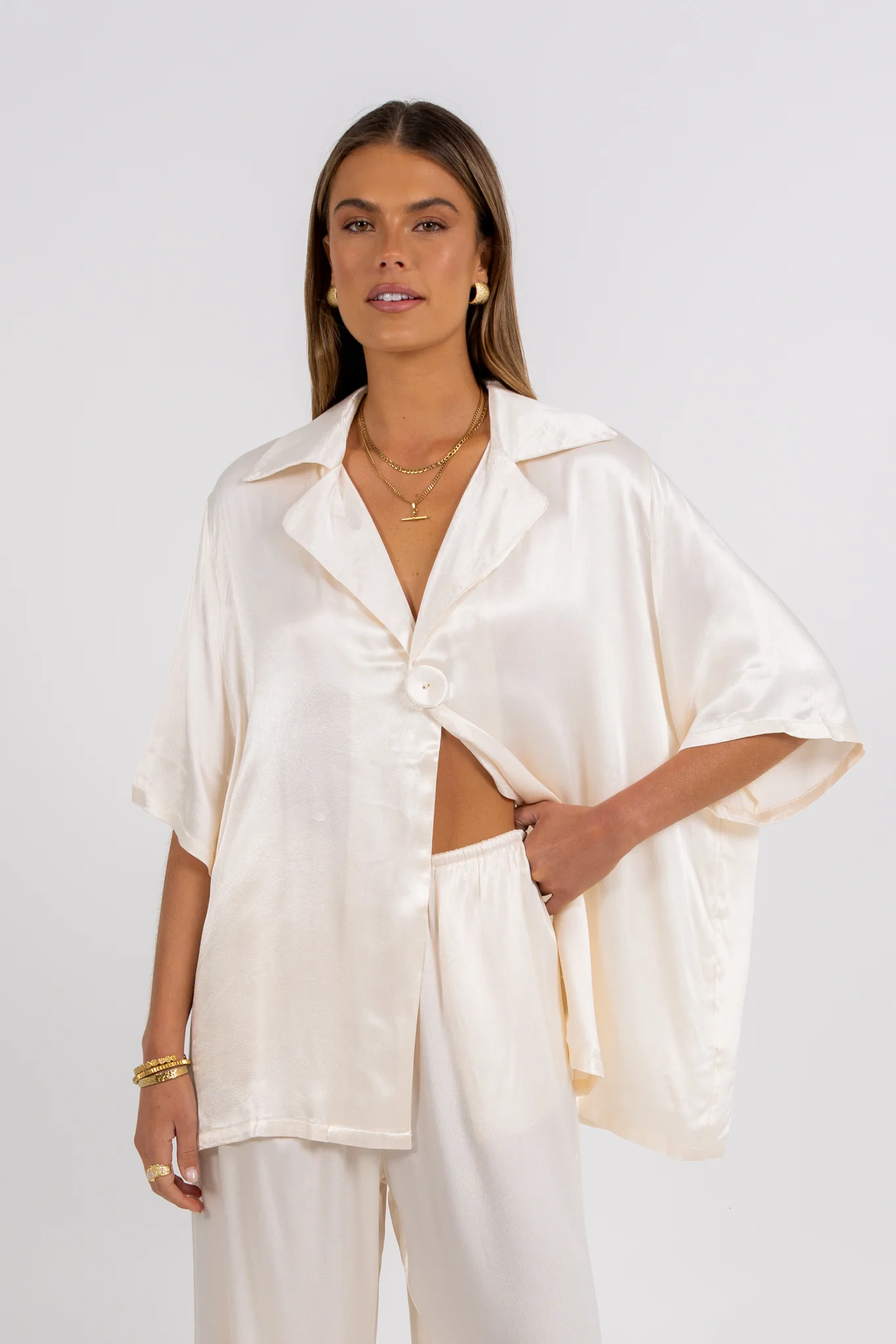 Francesca Shirt Cream - Image 5