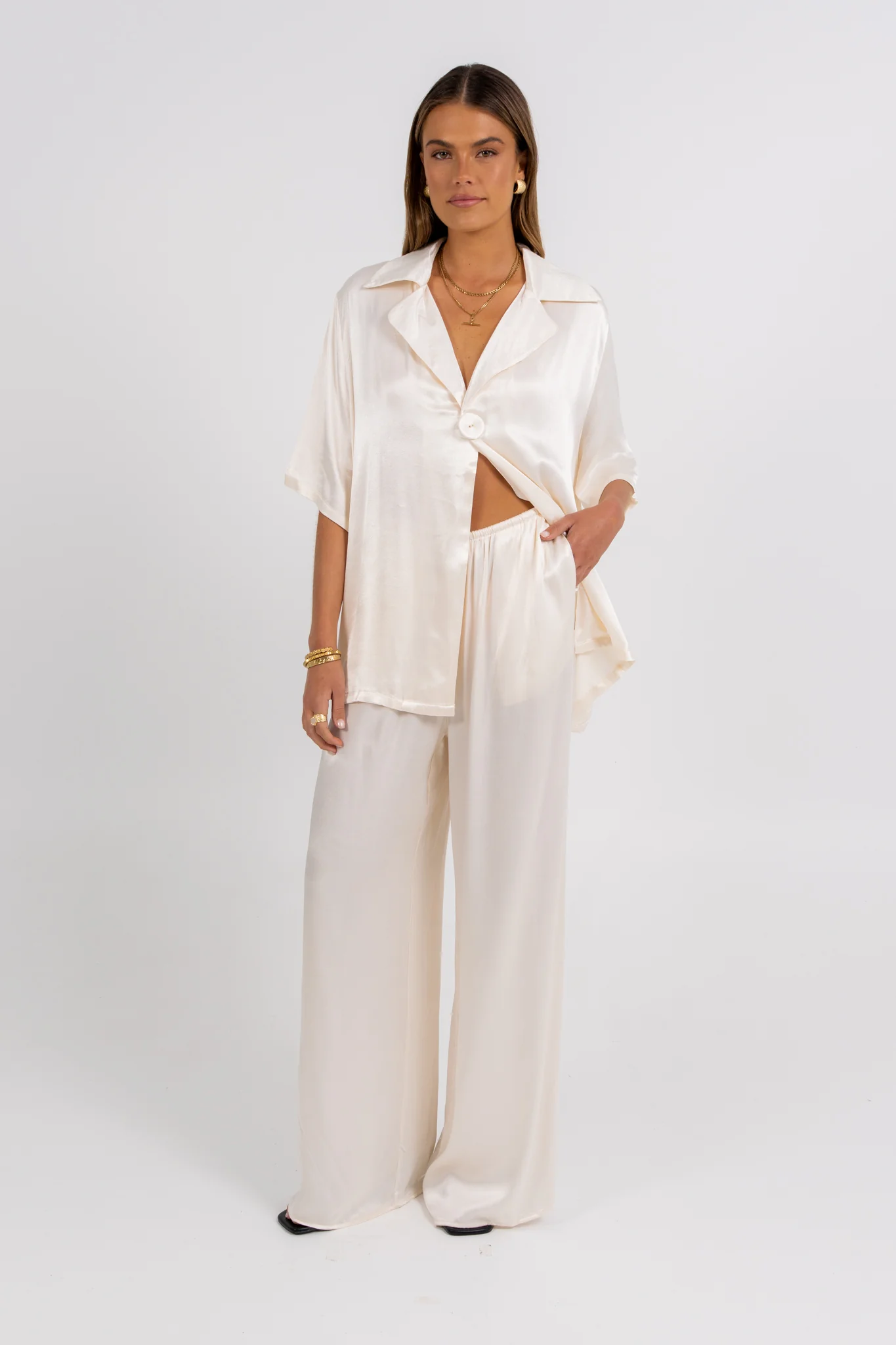 Francesca Shirt Cream - Image 7