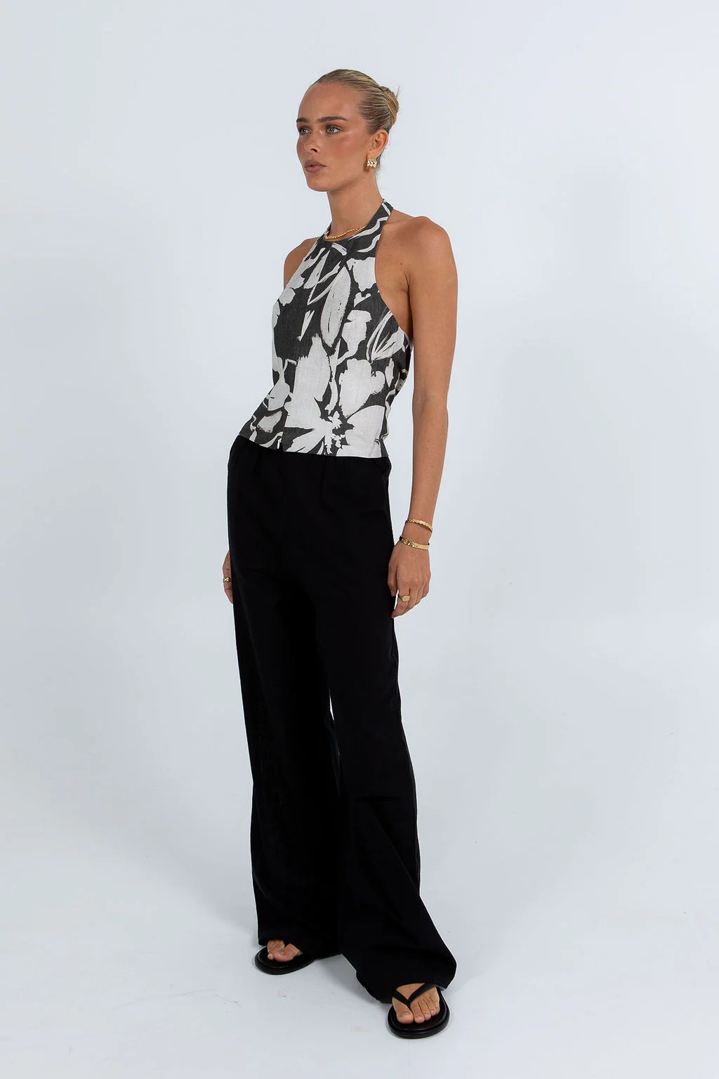 Fresco Halter Top Florique Print - Image 5
