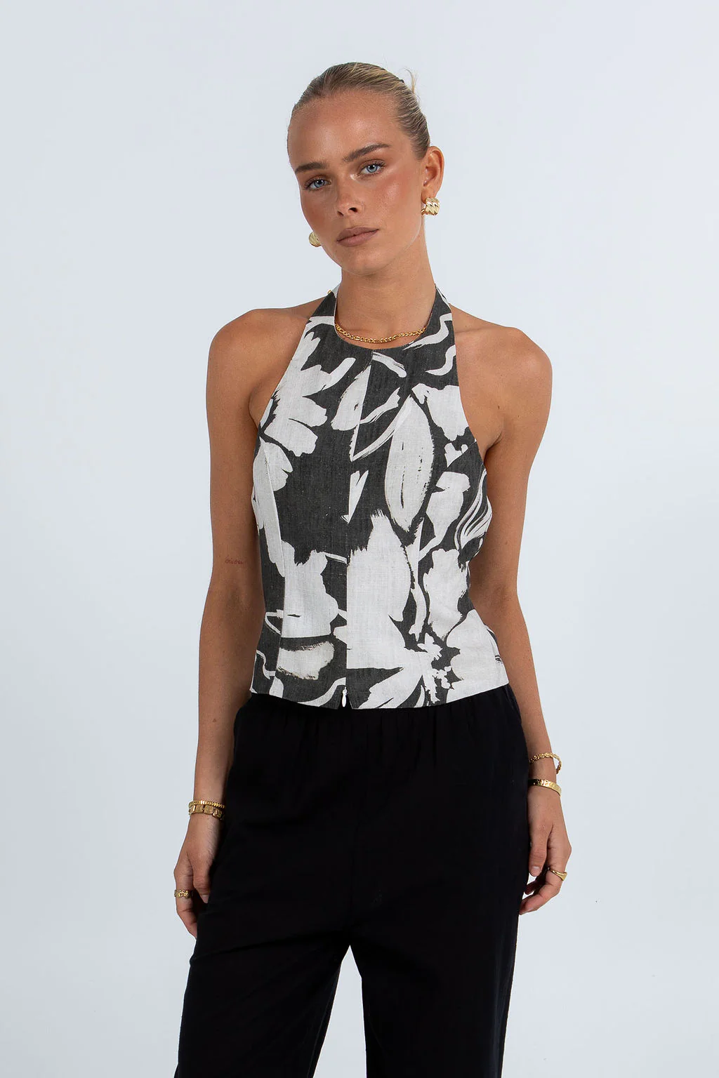 Fresco Halter Top Florique Print - Image 7
