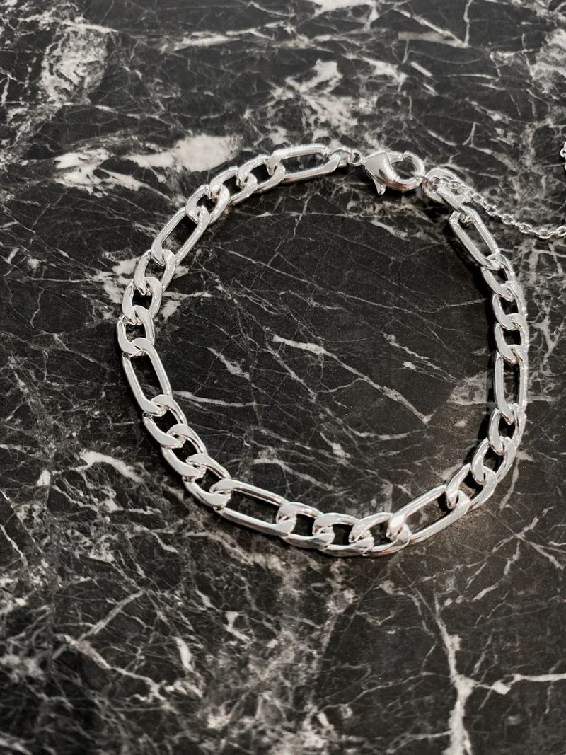 Garzie Chain Bracelet Silver - Image 4