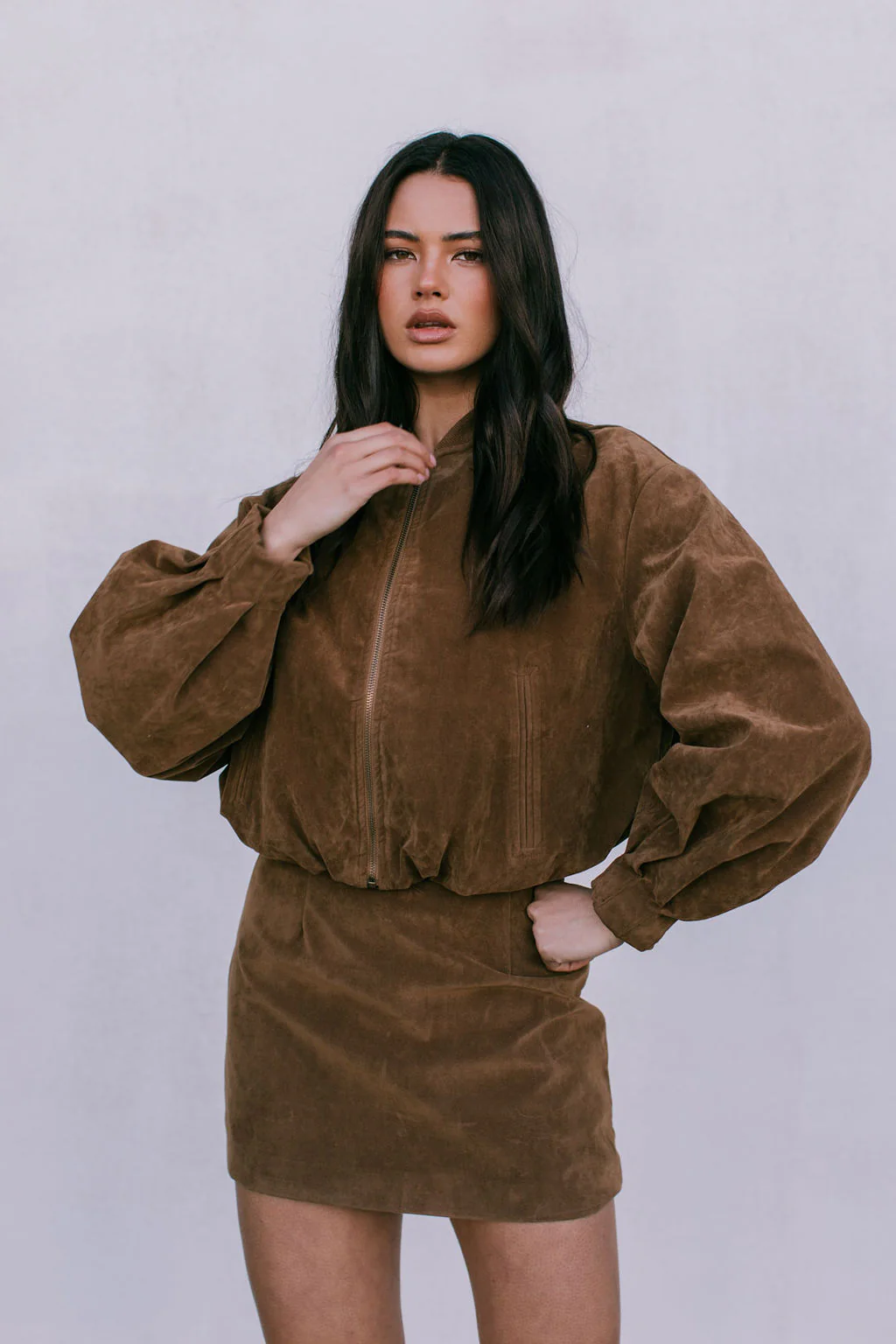 Diego Bomber Jacket Tan - Image 8