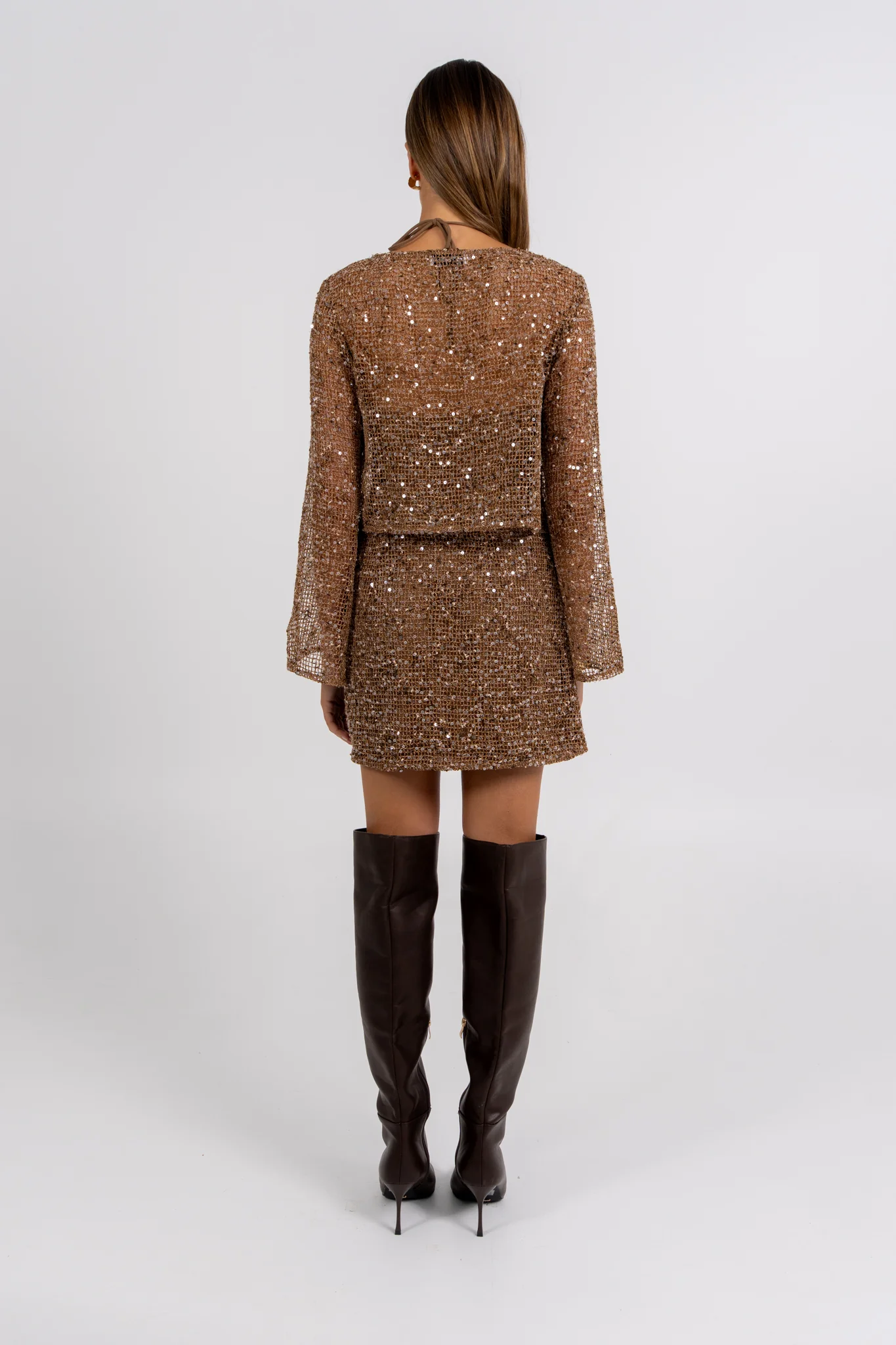 Gitty Sequin Set Mocha - Image 9