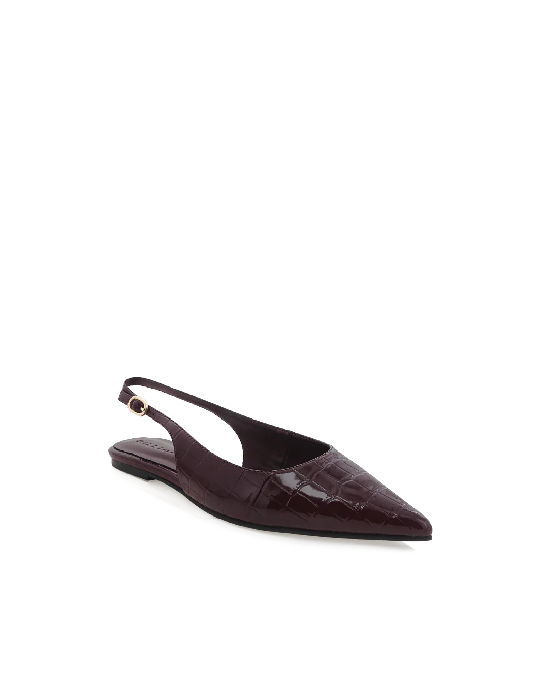 Henna Flats Dark Chocolate Patent - Image 3
