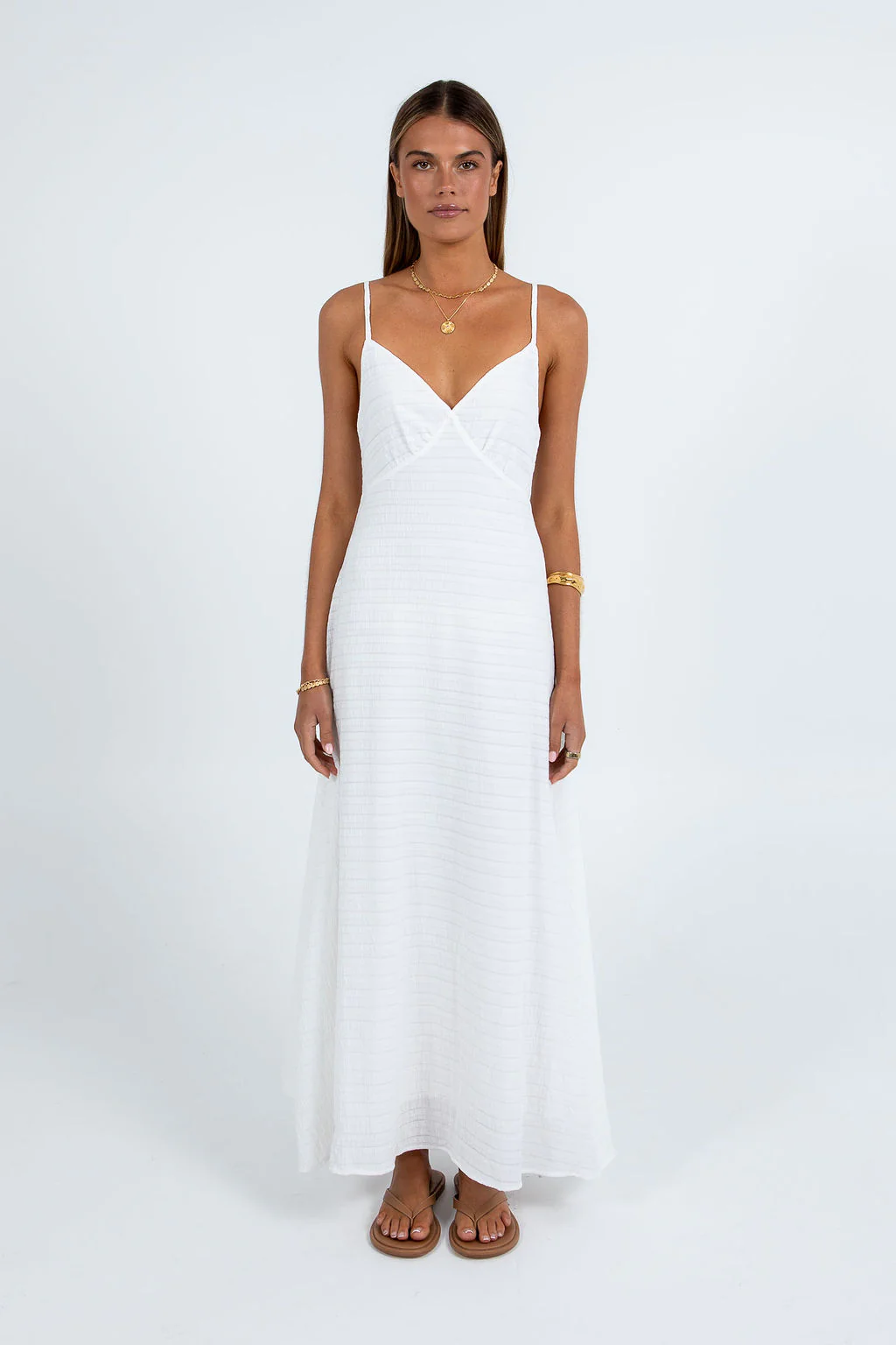 Hyacinth Maxi Dress White - Image 3