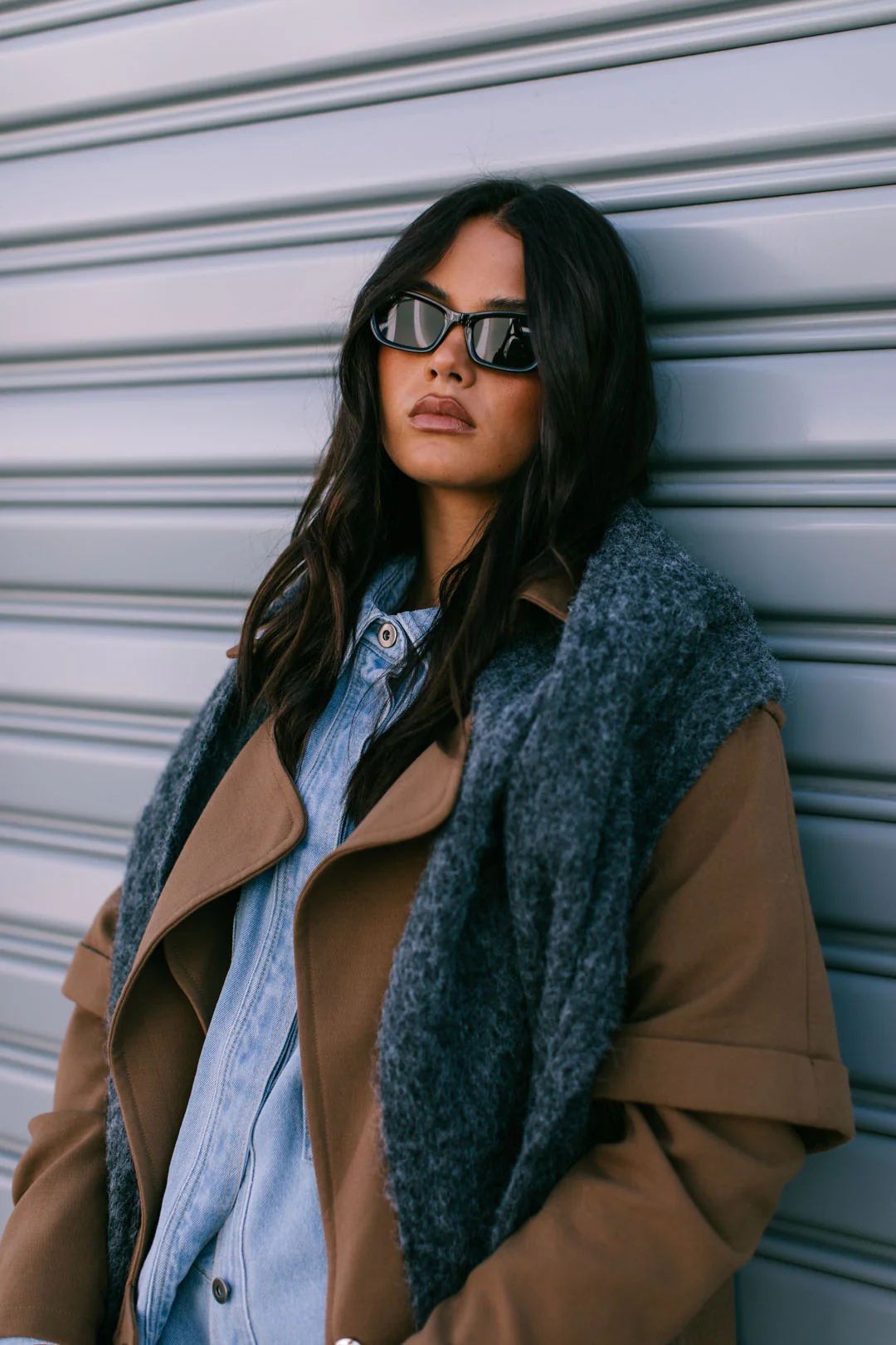 Ilou Denim Shirt Light Blue Wash - Image 17