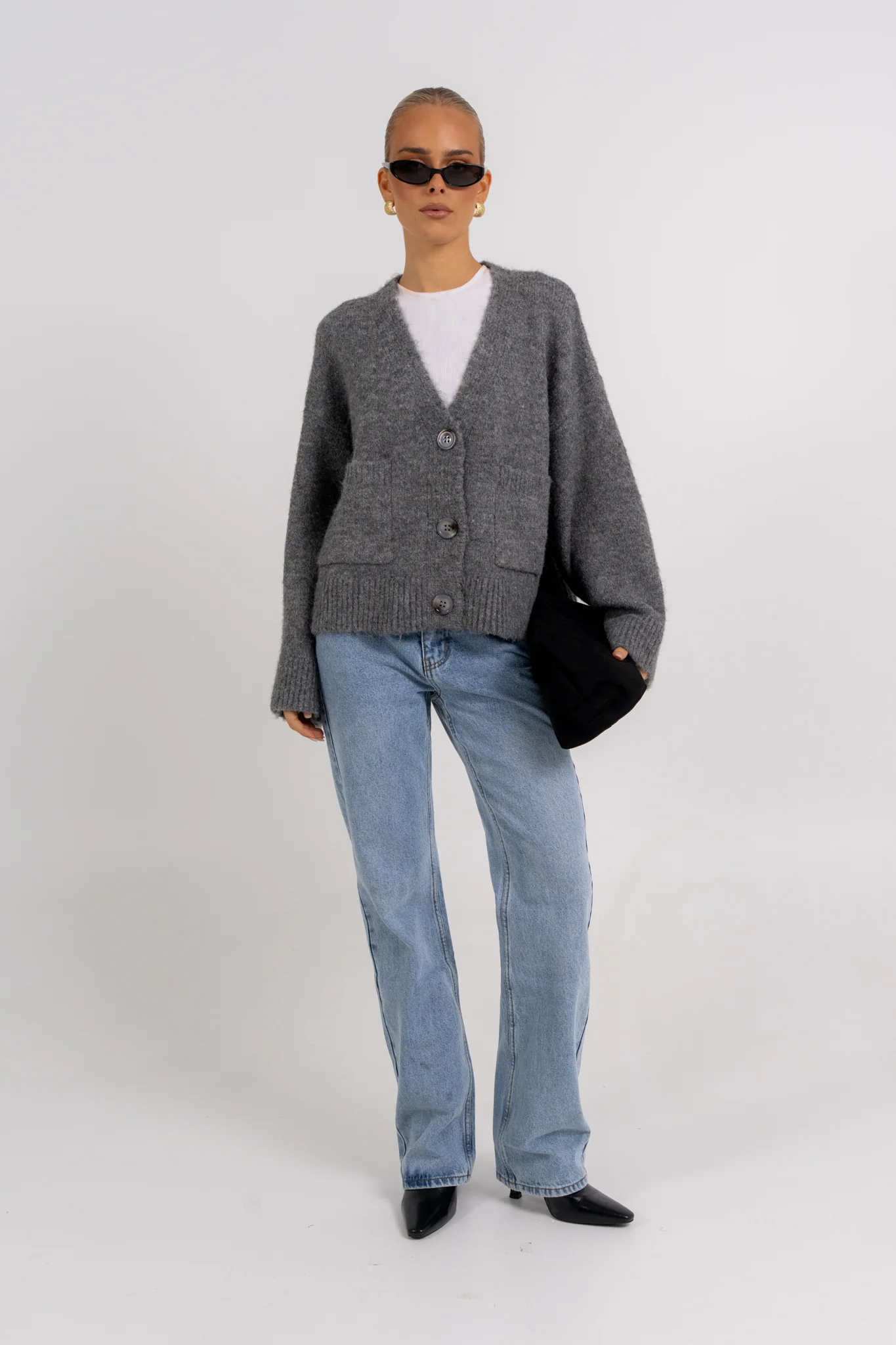 Imogen Cardigan Charcoal