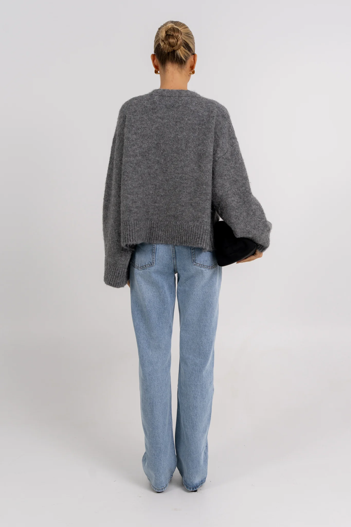 Imogen Cardigan Charcoal - Image 8