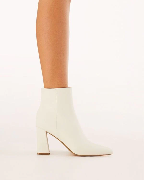 Indeera Ankle Boots Bone - Image 2
