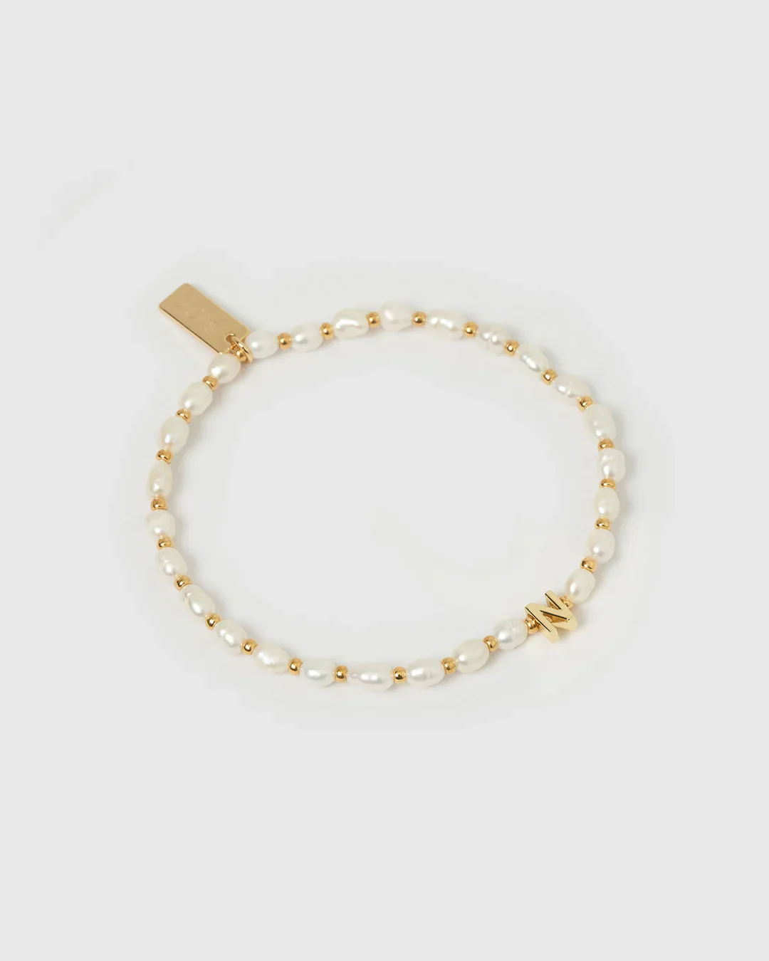 Initial Bracelet Pearl - Image 4