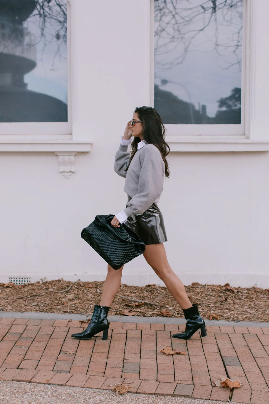 Issy Mini Skirt Deep Brown - Image 7