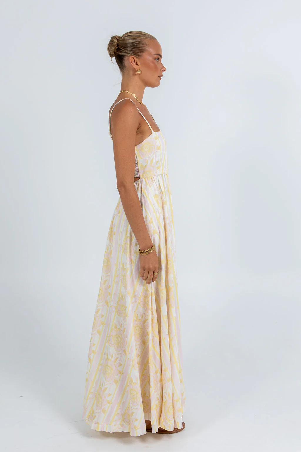 Izrah Dress Lemon Floral - Image 10