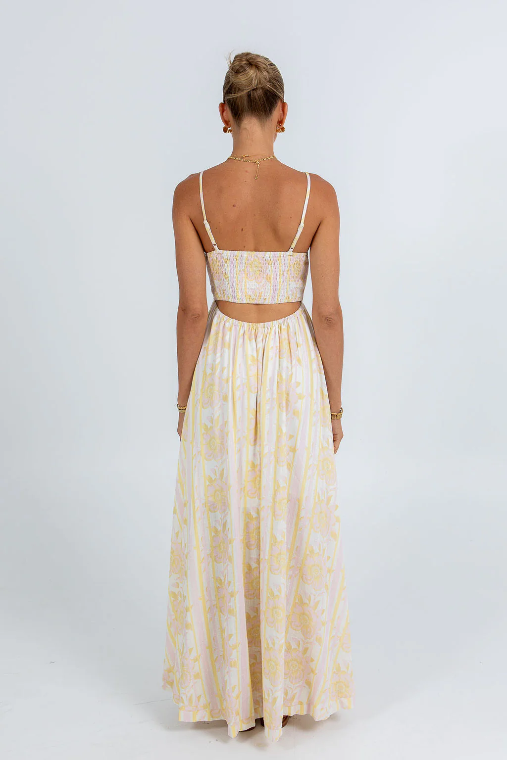 Izrah Dress Lemon Floral - Image 2