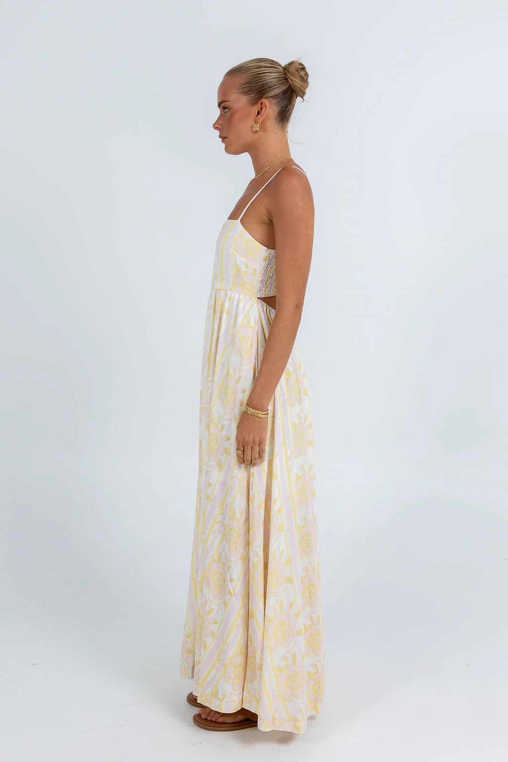 Izrah Dress Lemon Floral - Image 5
