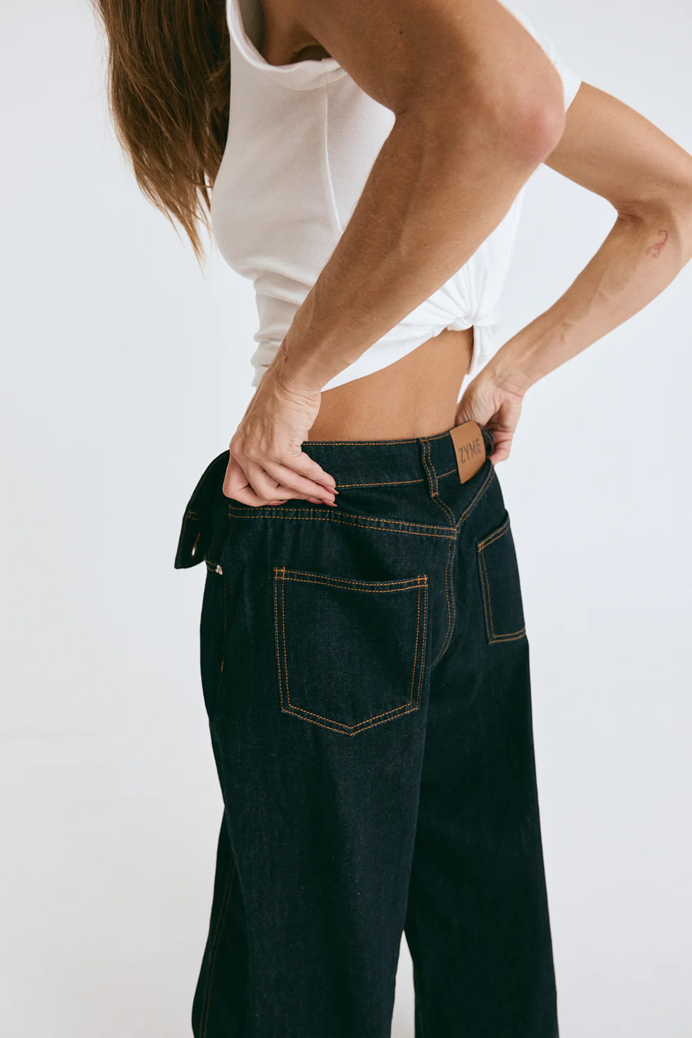 Janey Baggy Leg Jeans Indigo
