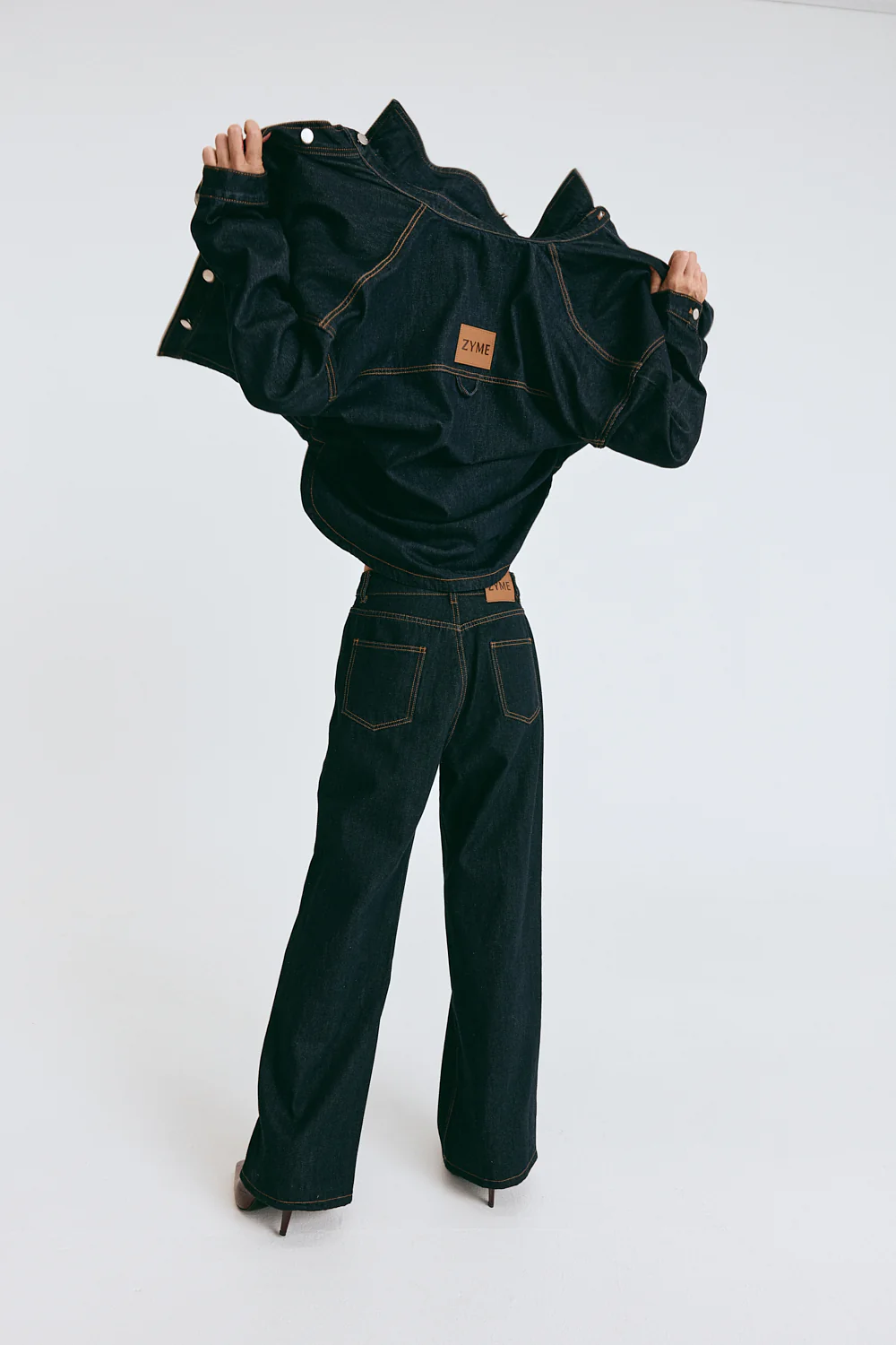 Janey Baggy Leg Jeans Indigo - Image 10