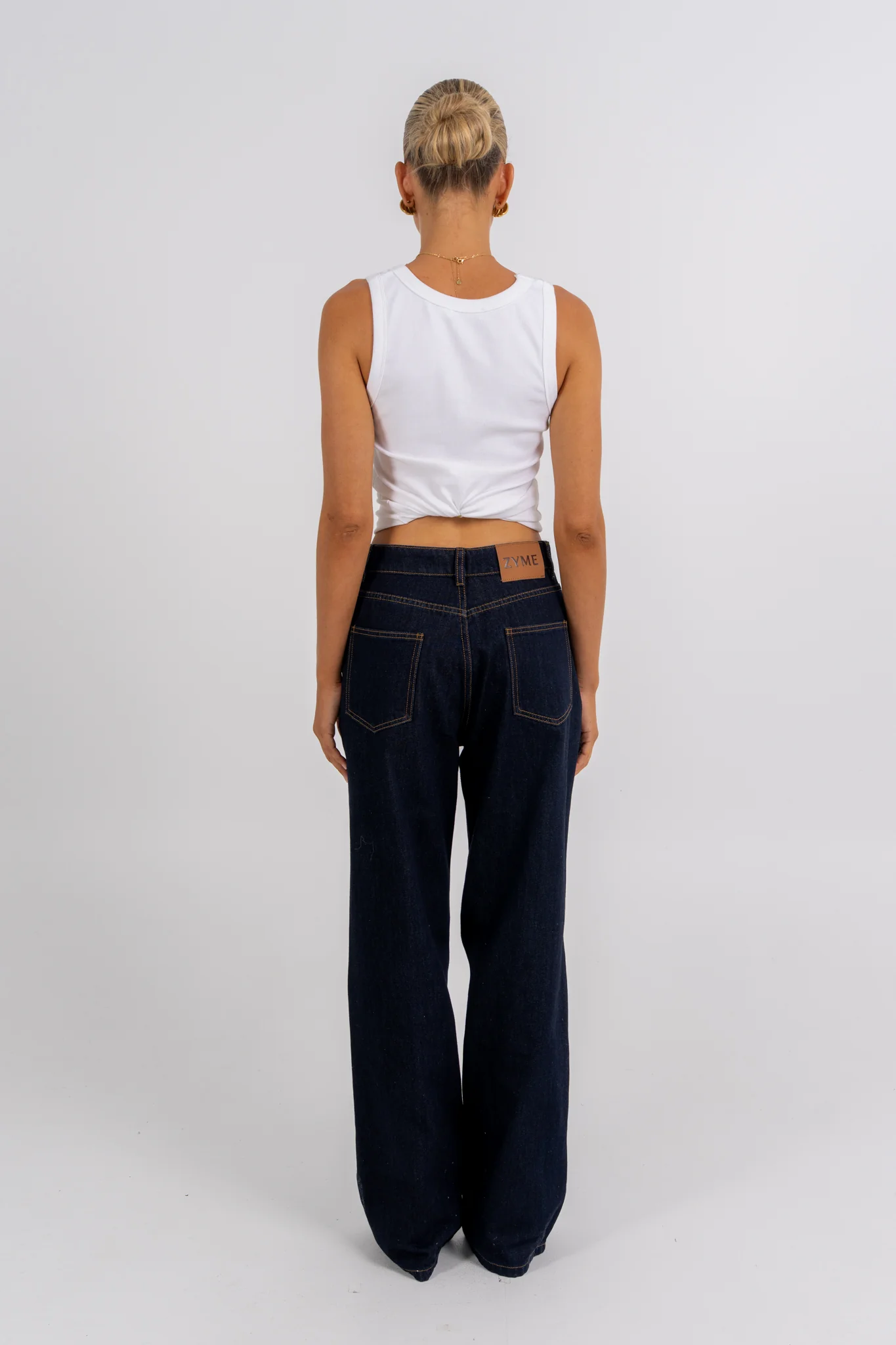 Janey Baggy Leg Jeans Indigo - Image 14