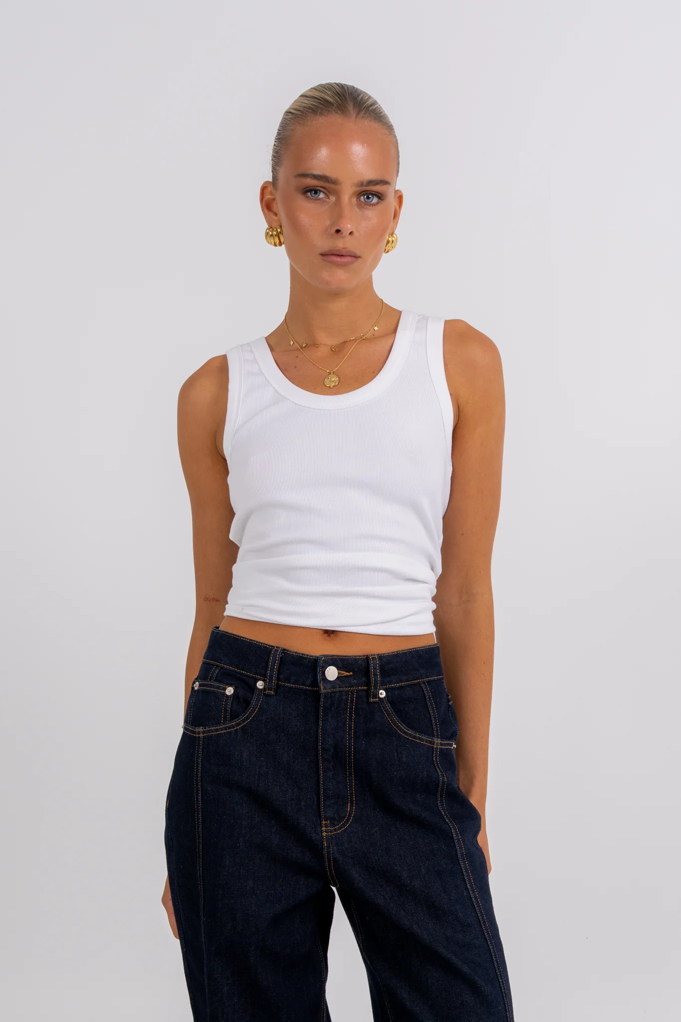 Janey Baggy Leg Jeans Indigo - Image 17
