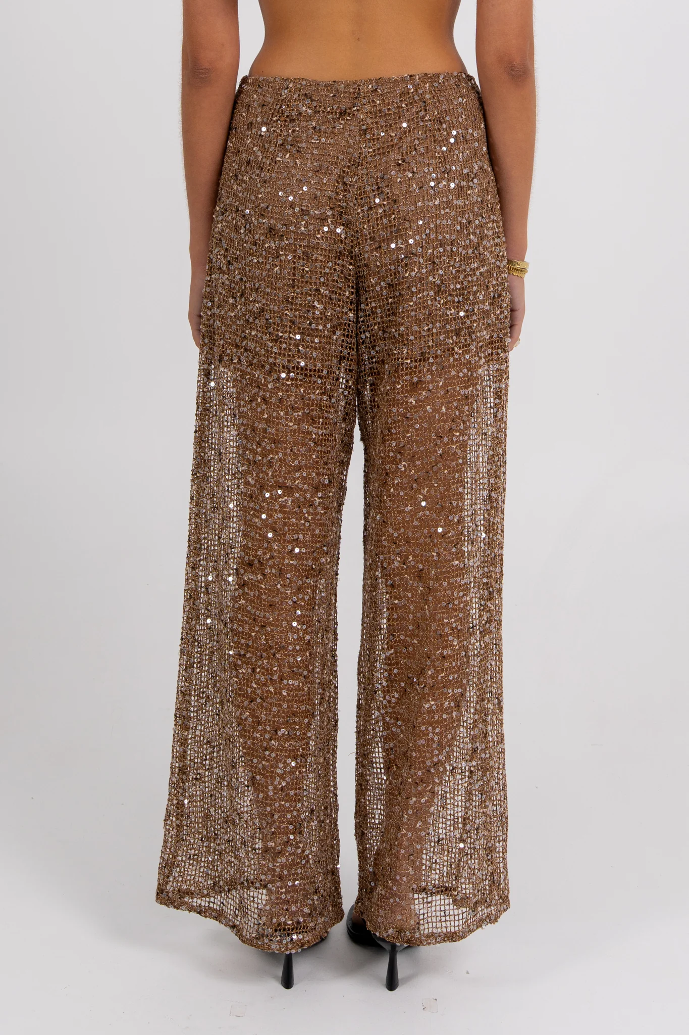 Juno Sequin Pant Mocha - Image 11