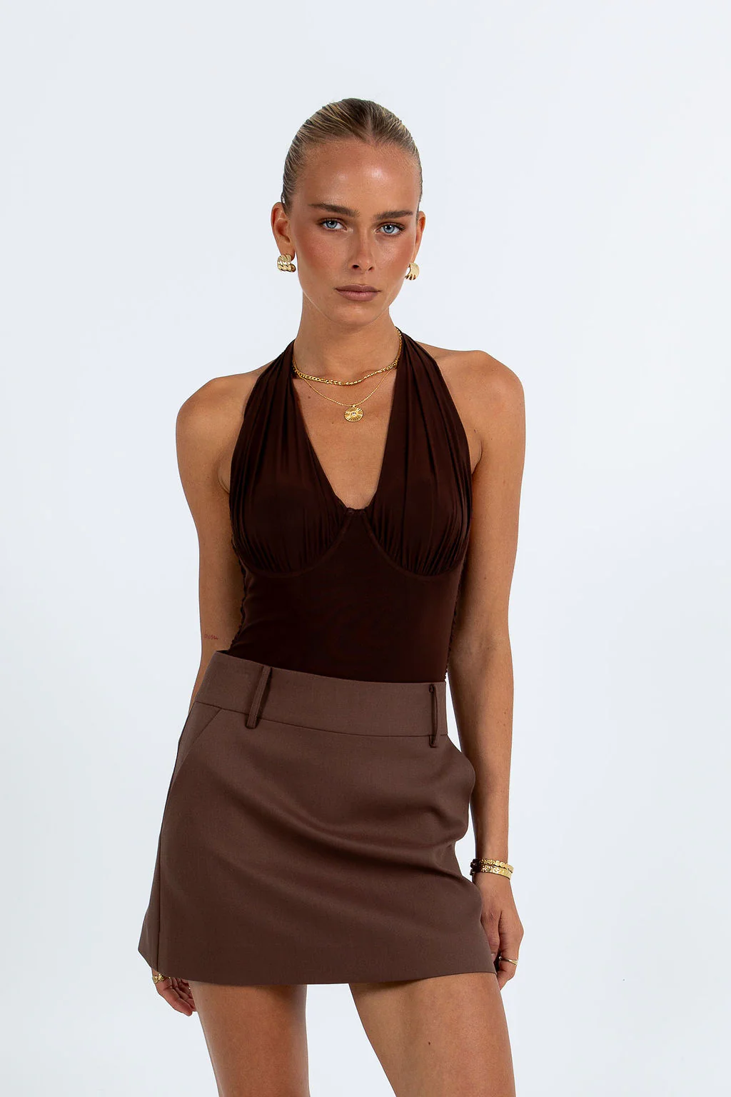 Keisha Bodysuit Chocolate - Image 4