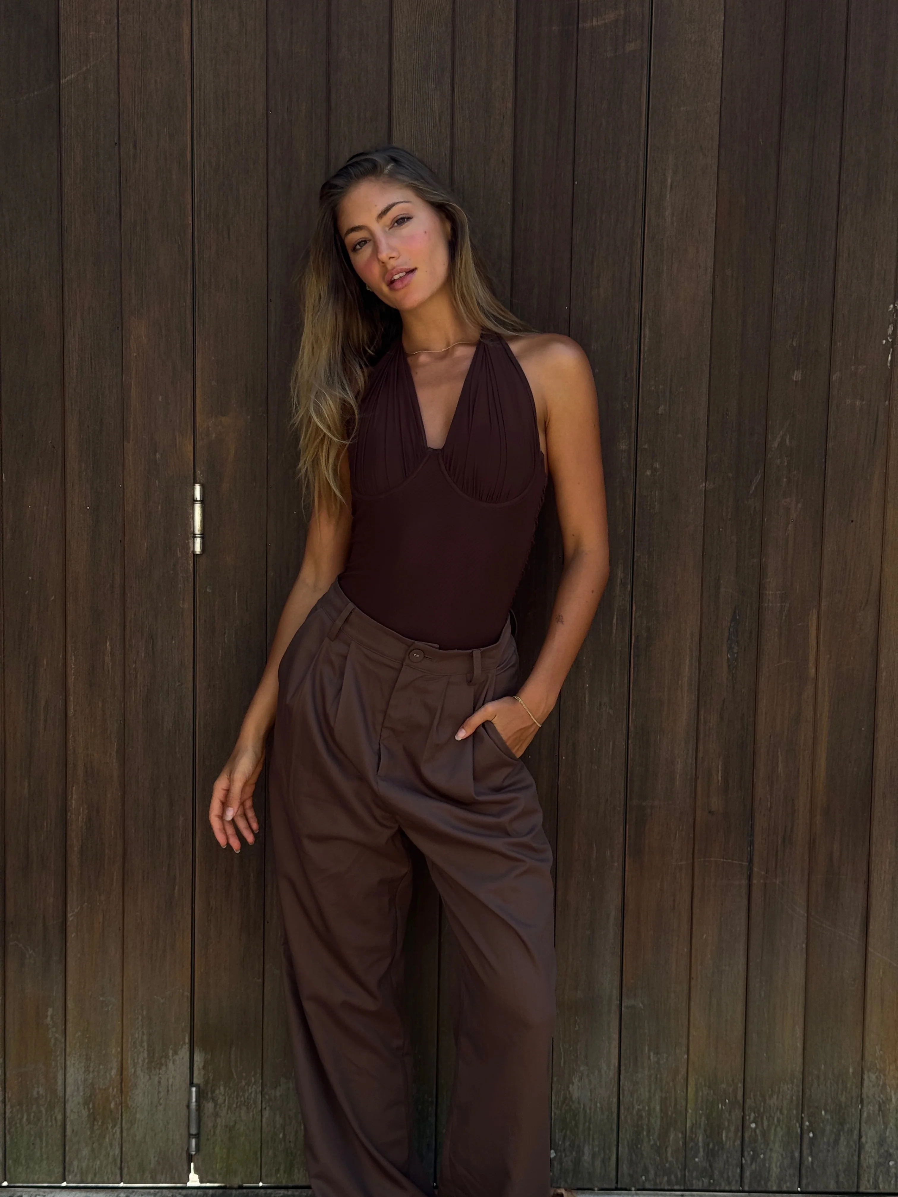Keisha Bodysuit Chocolate - Image 6