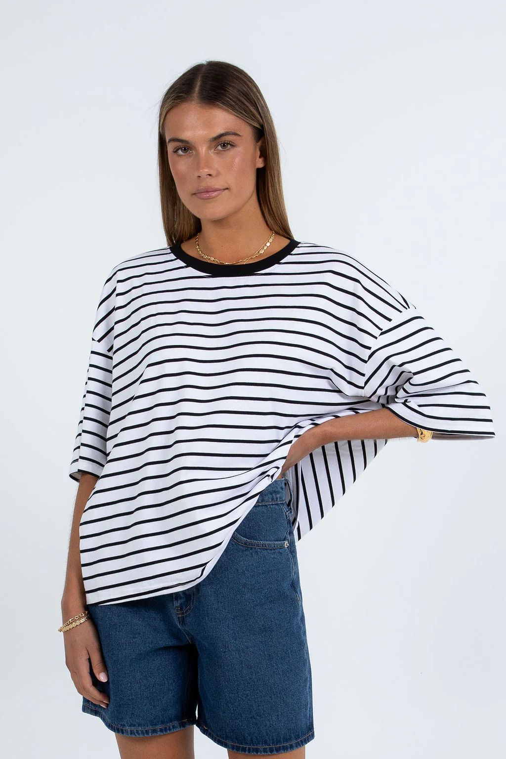Kell Tee Black Stripe - Image 8