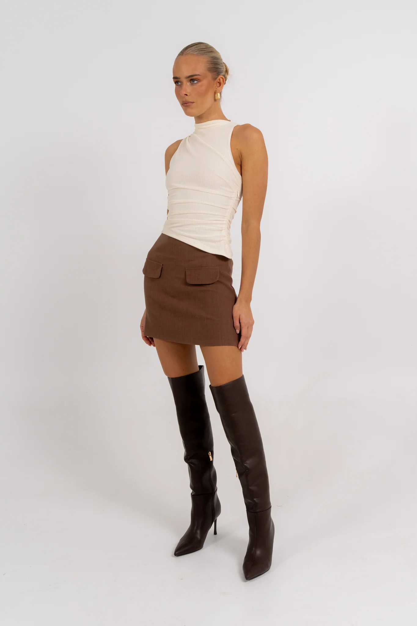 Lark Skirt Chocolate - Image 3
