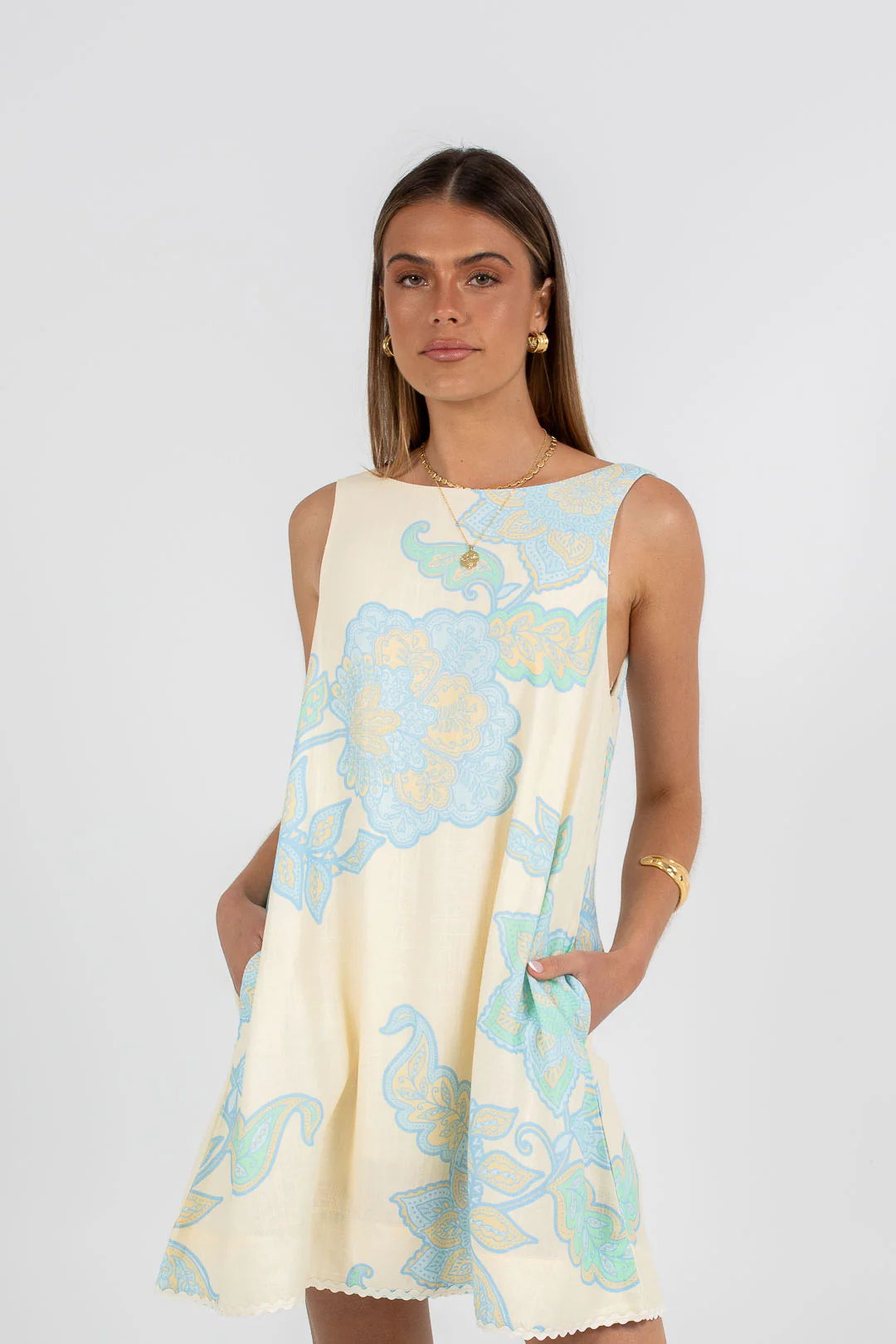 Lenevah Mini Dress Lunelle Print - Image 2