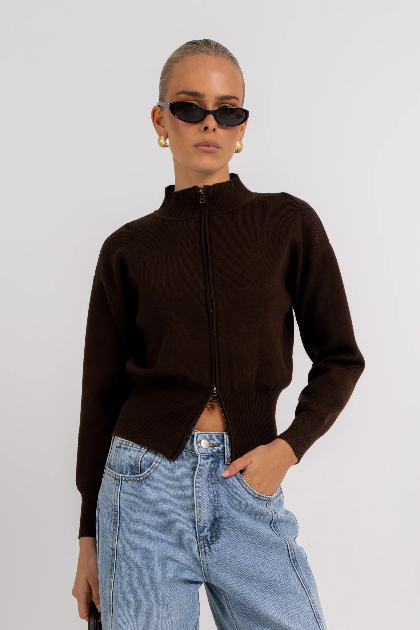 Lexi Cardigan Chocolate - Image 7