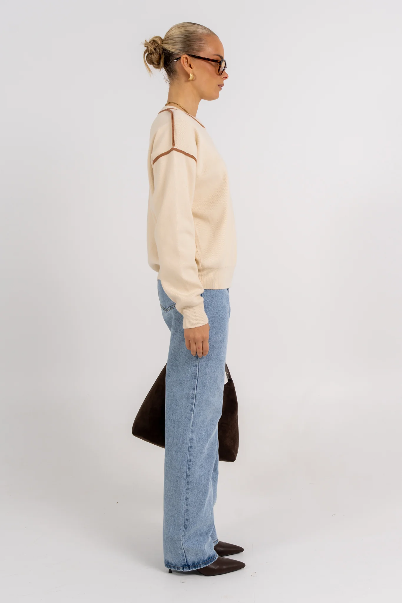 Libra Knit Jumper Cream - Image 6