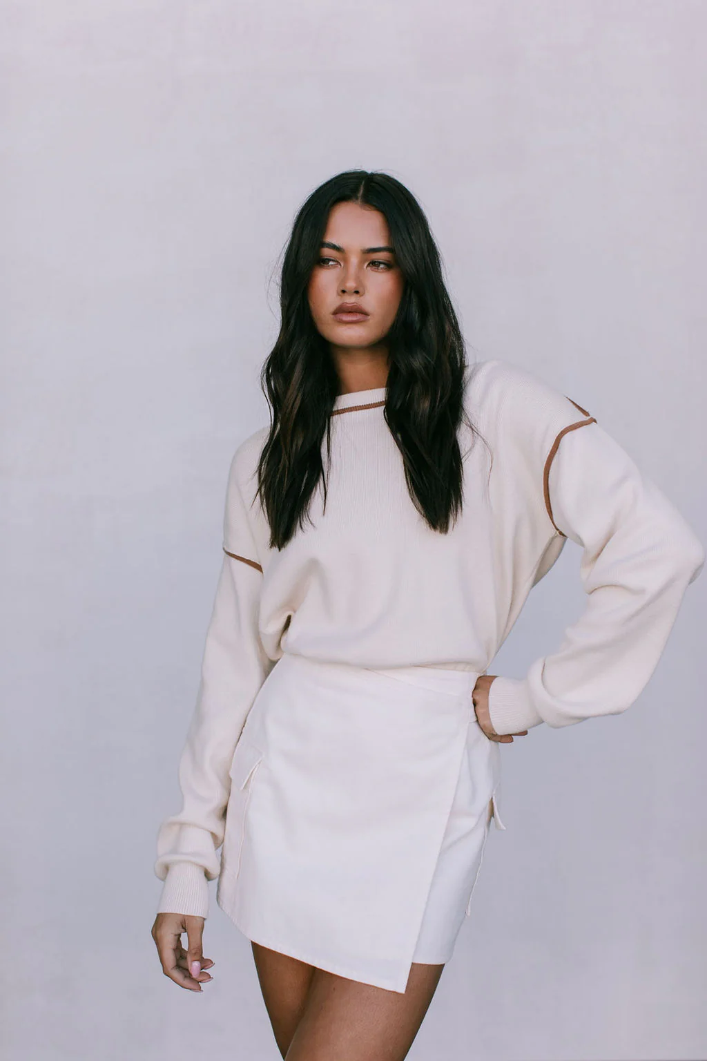 Libra Knit Jumper Cream - Image 7